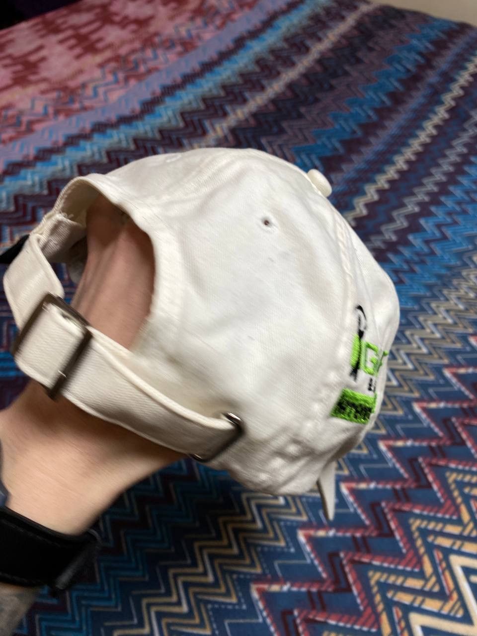 Nike Y2K vintage Nike cap hat Streetwear swoosh hype rare VTg Size ONE SIZE - 6 Thumbnail