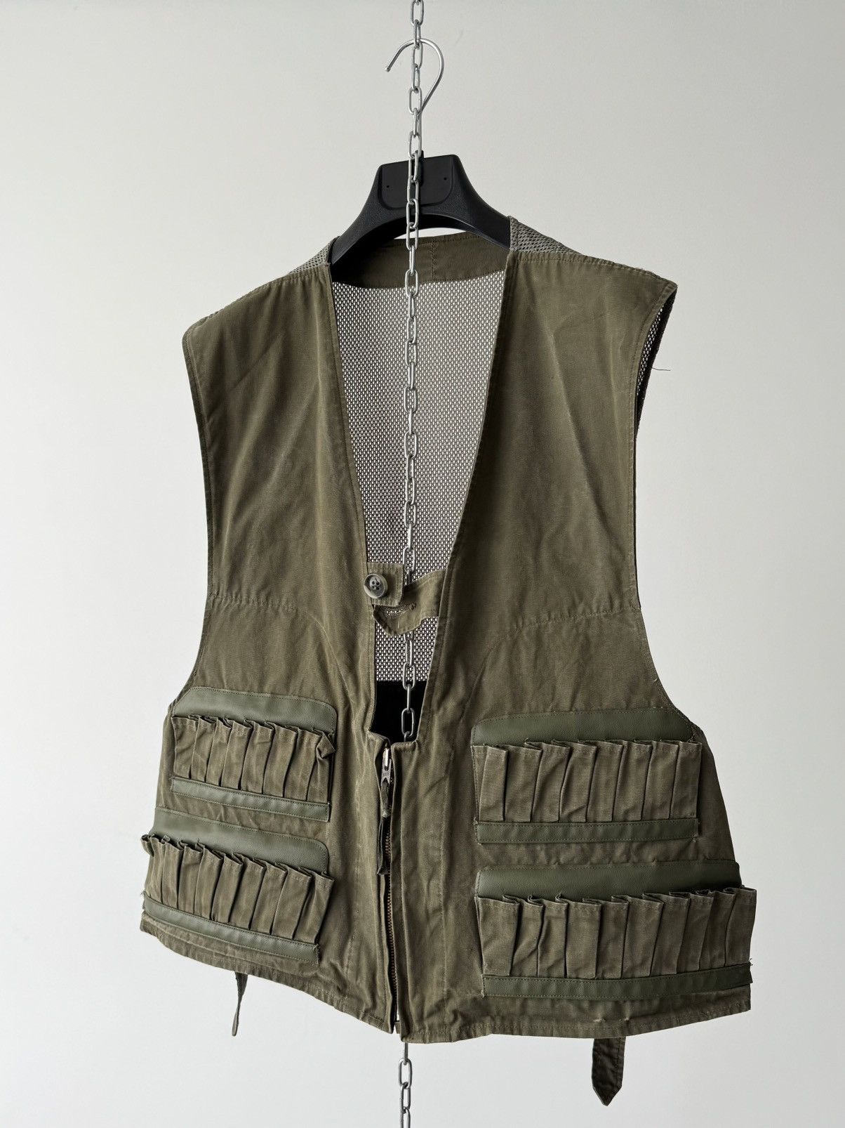 Vetra 1960s Vintage French ‘Ailee’ Zip Hunting Fishing Vest Size US M / EU 48-50 / 2 - 3 Thumbnail