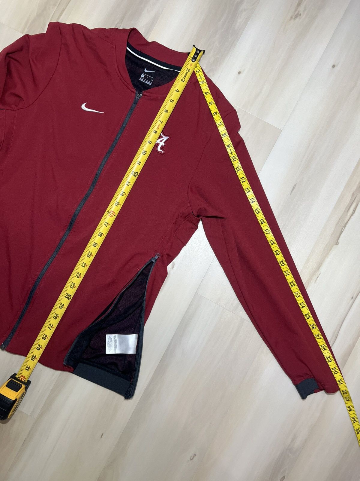 Nike Nike Alabama Crimson Tide Zipper Storm Jacket Sz S Football Size US S / EU 44-46 / 1 - 5 Thumbnail