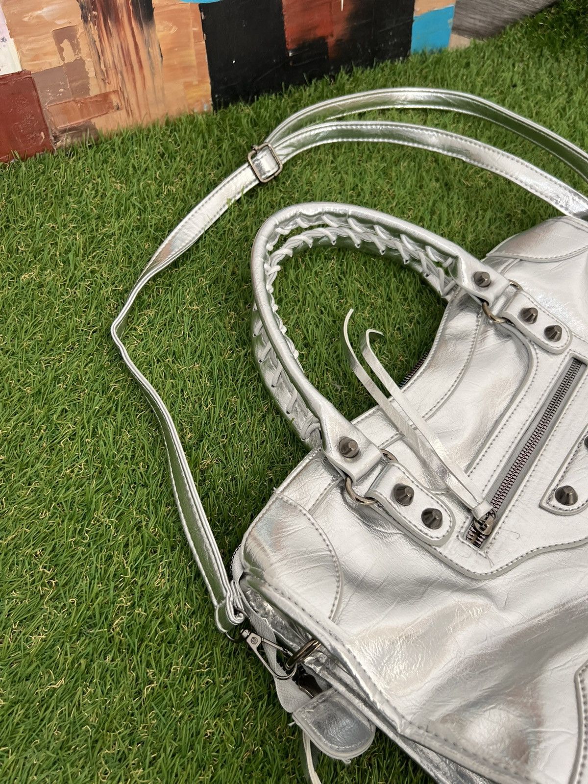 Japanese Brand Vintage Faux Leather Crossbody Bag With Pockets Streetwear Size ONE SIZE - 2 Thumbnail