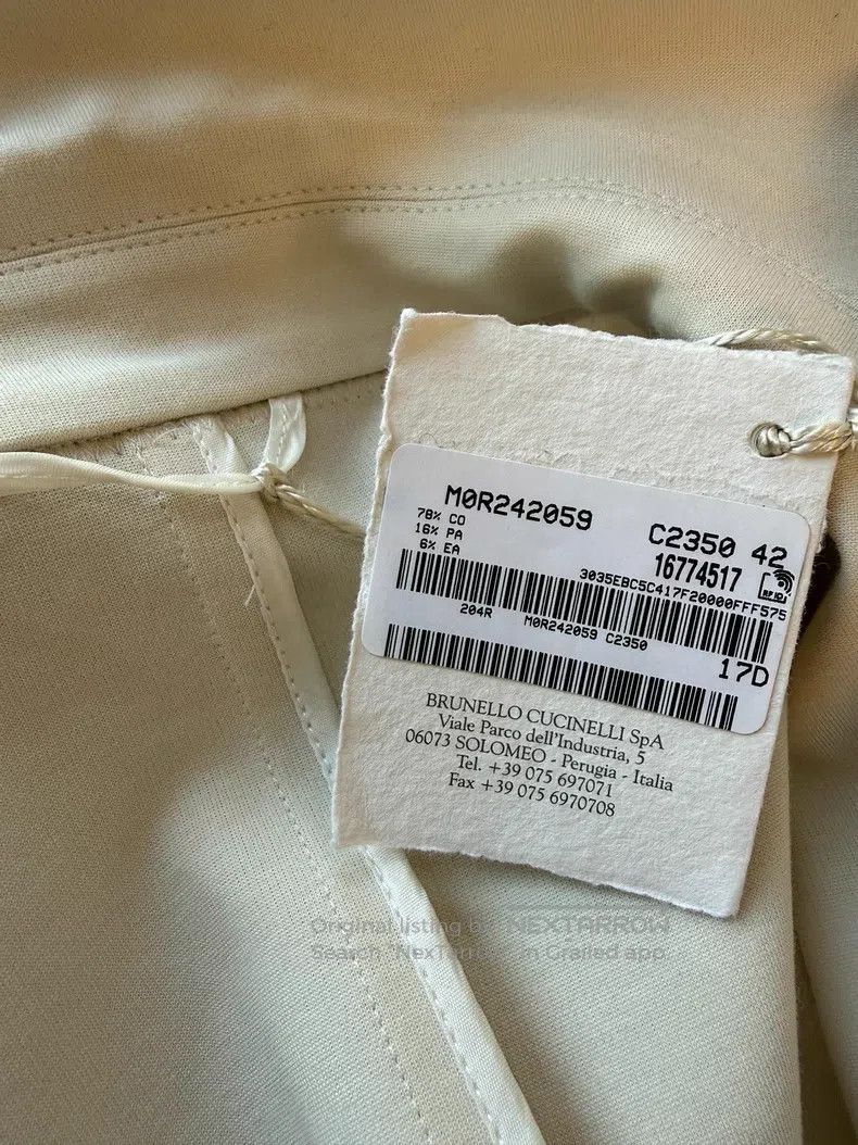 Brunello Cucinelli Brunello Cucinelli Double Breasted Suit Size S / US 4 / IT 40 - 8 Thumbnail