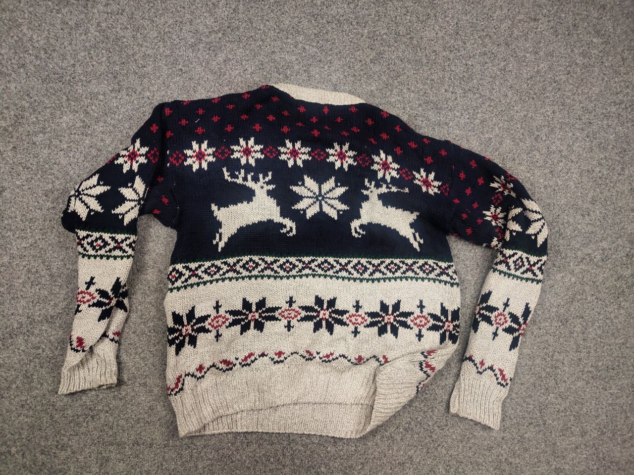 Vintage Vintage 90's Old Glory USA Knit Pattern sweater Ralph lauren Size US L / EU 52-54 / 3 - 11 Thumbnail