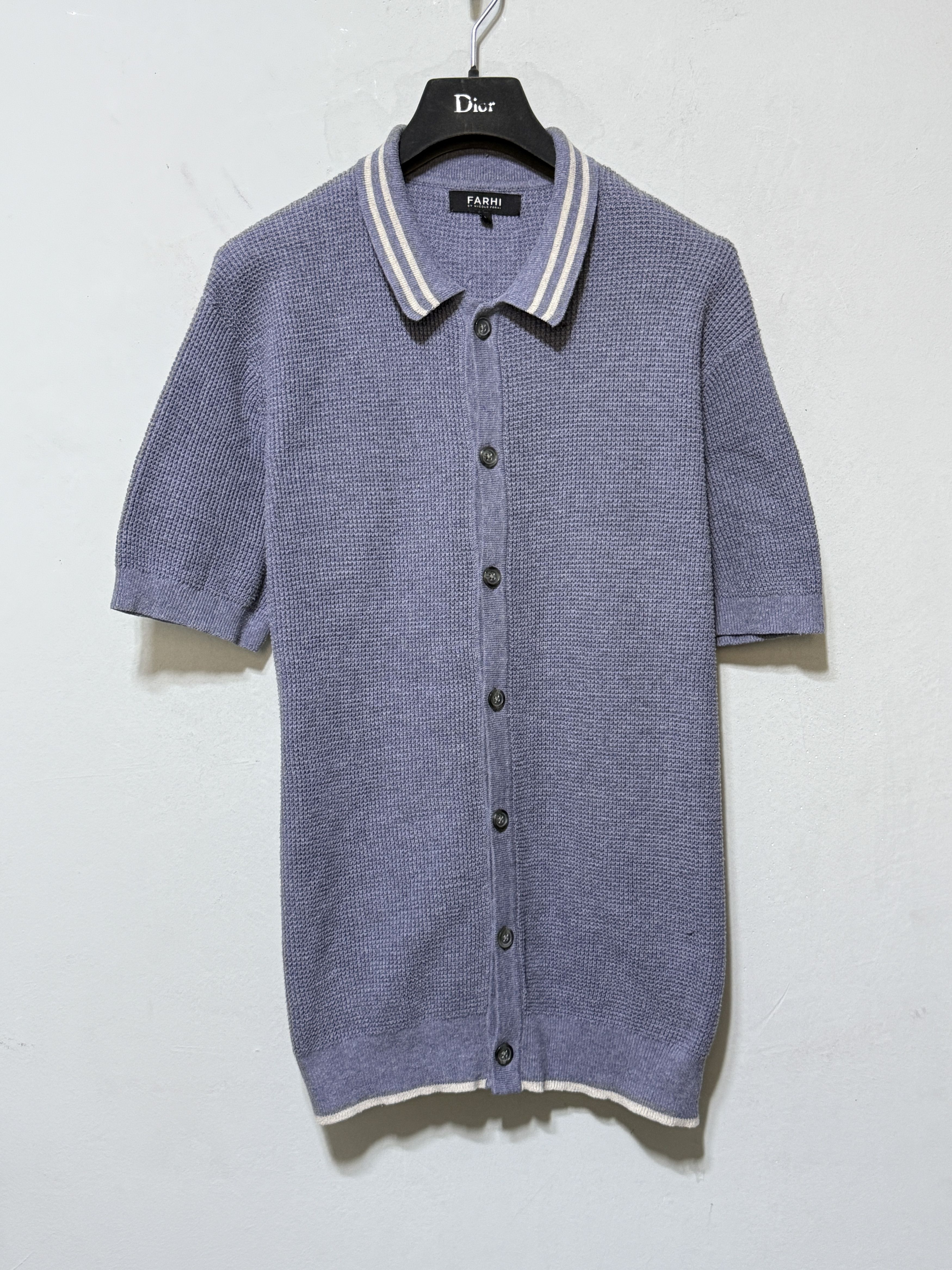 Nicole Farhi Heavy knitted polo tshirt size L Nicole farhi old money Size US L / EU 52-54 / 3 - 3 Thumbnail