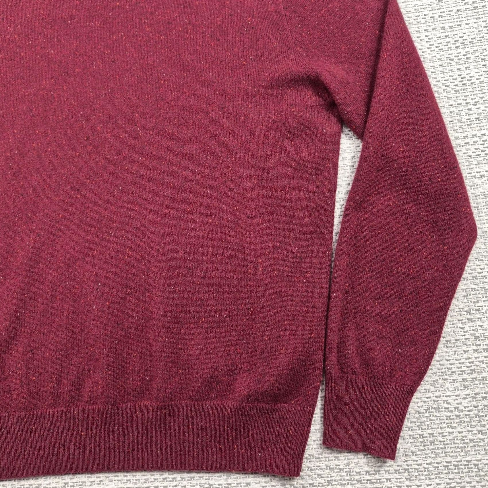J.Crew J.Crew Sweater Mens Medium Red 100% Cashmere Crewneck Knit Pullover Size US M / EU 48-50 / 2 - 2 Thumbnail
