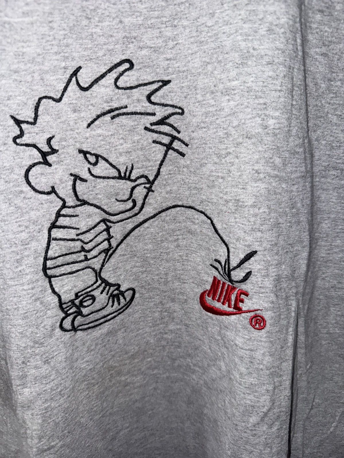 Nike Vintage 80s /90s Nike Calvin & Hobbes Piss Tee Rare Size XL Size US XL / EU 56 / 4 - 3 Thumbnail