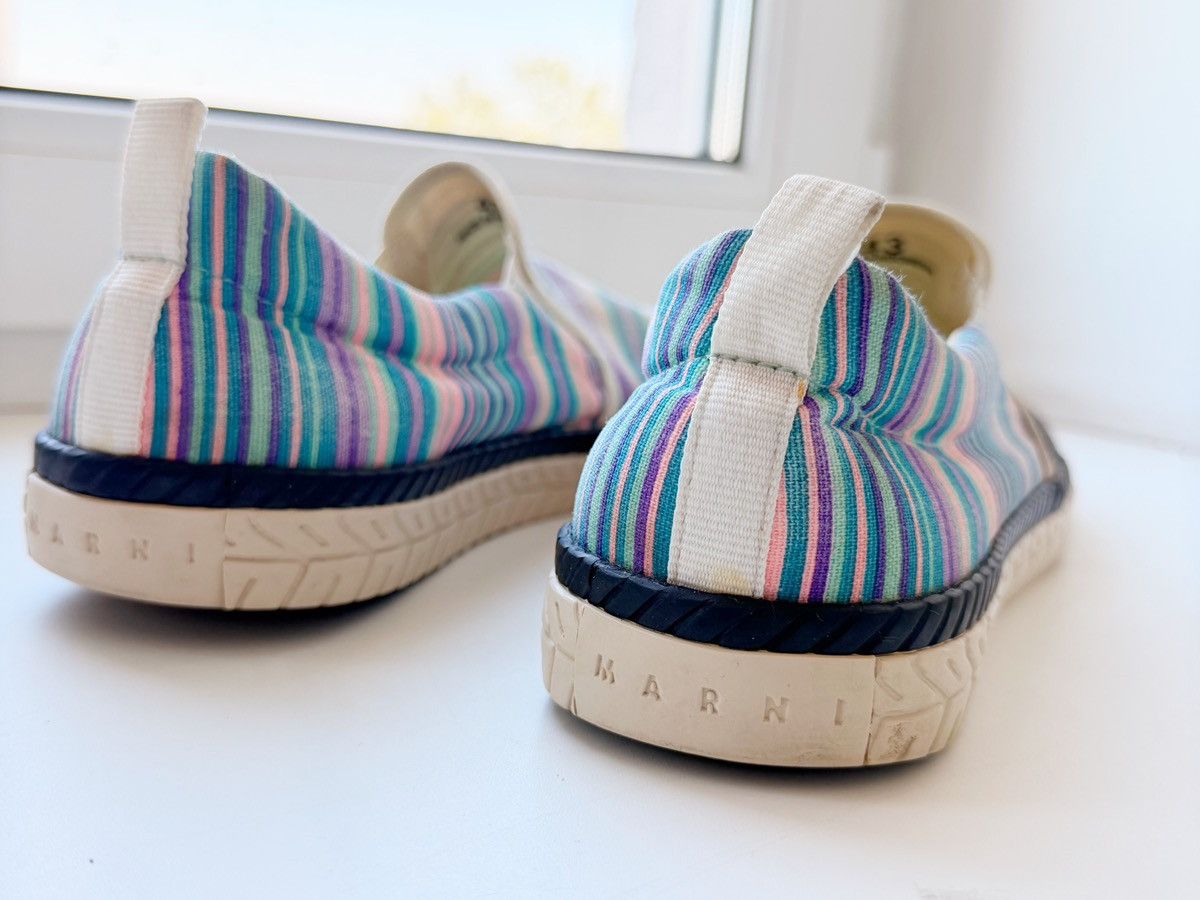 Marni MARNI Multicolored Striped Men Slip On Size 43 Comfort Shoes Size US 10 / EU 43 - 7 Thumbnail