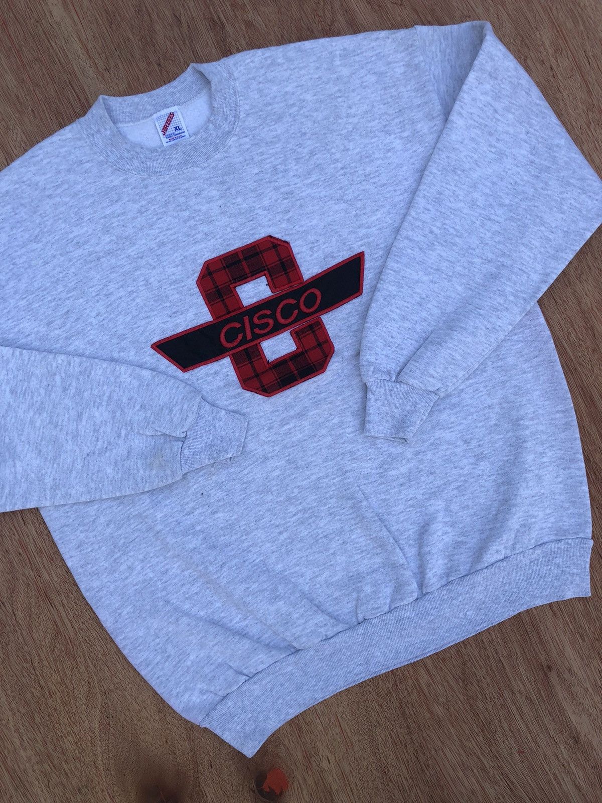 Jerzees × Vintage Vintage CISCO By Jerzees Big Logo Design Size US XL / EU 56 / 4 - 3 Thumbnail