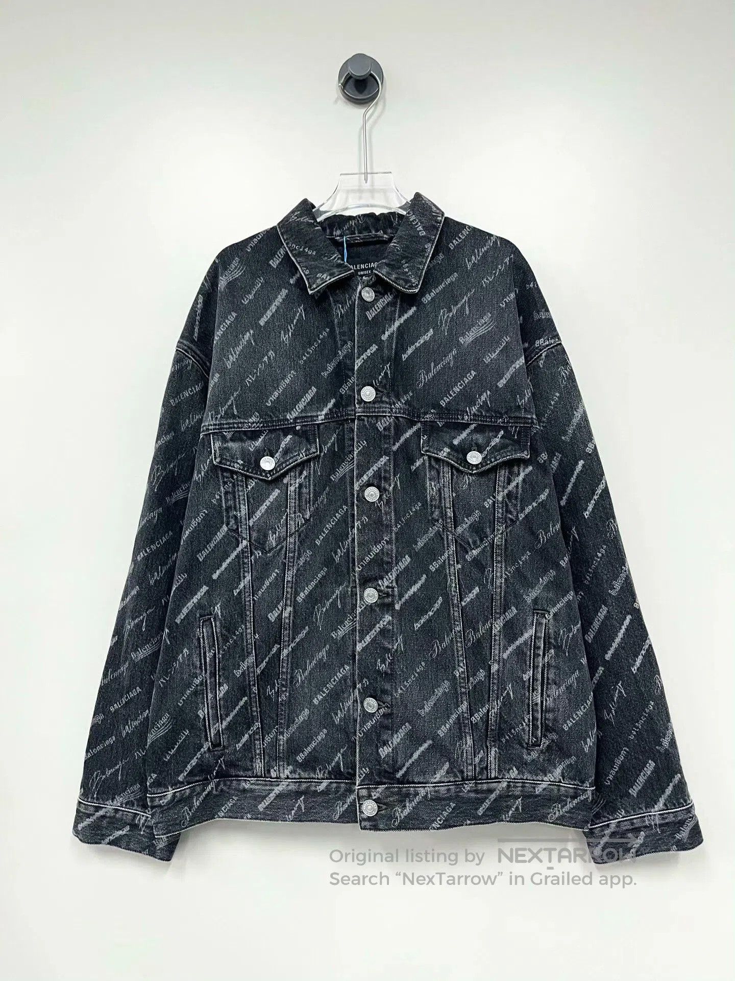 Balenciaga Balenciaga Black Denim Jacket XS. Size US XS / EU 42 / 0 - 1 Thumbnail