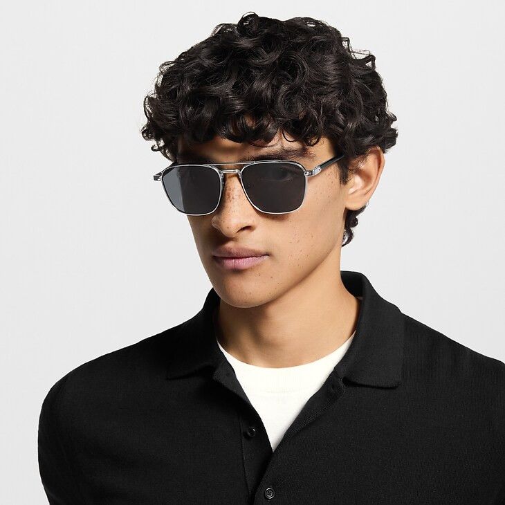 Louis Vuitton LV Signature Metal Square Sunglasses Size ONE SIZE - 3 Thumbnail