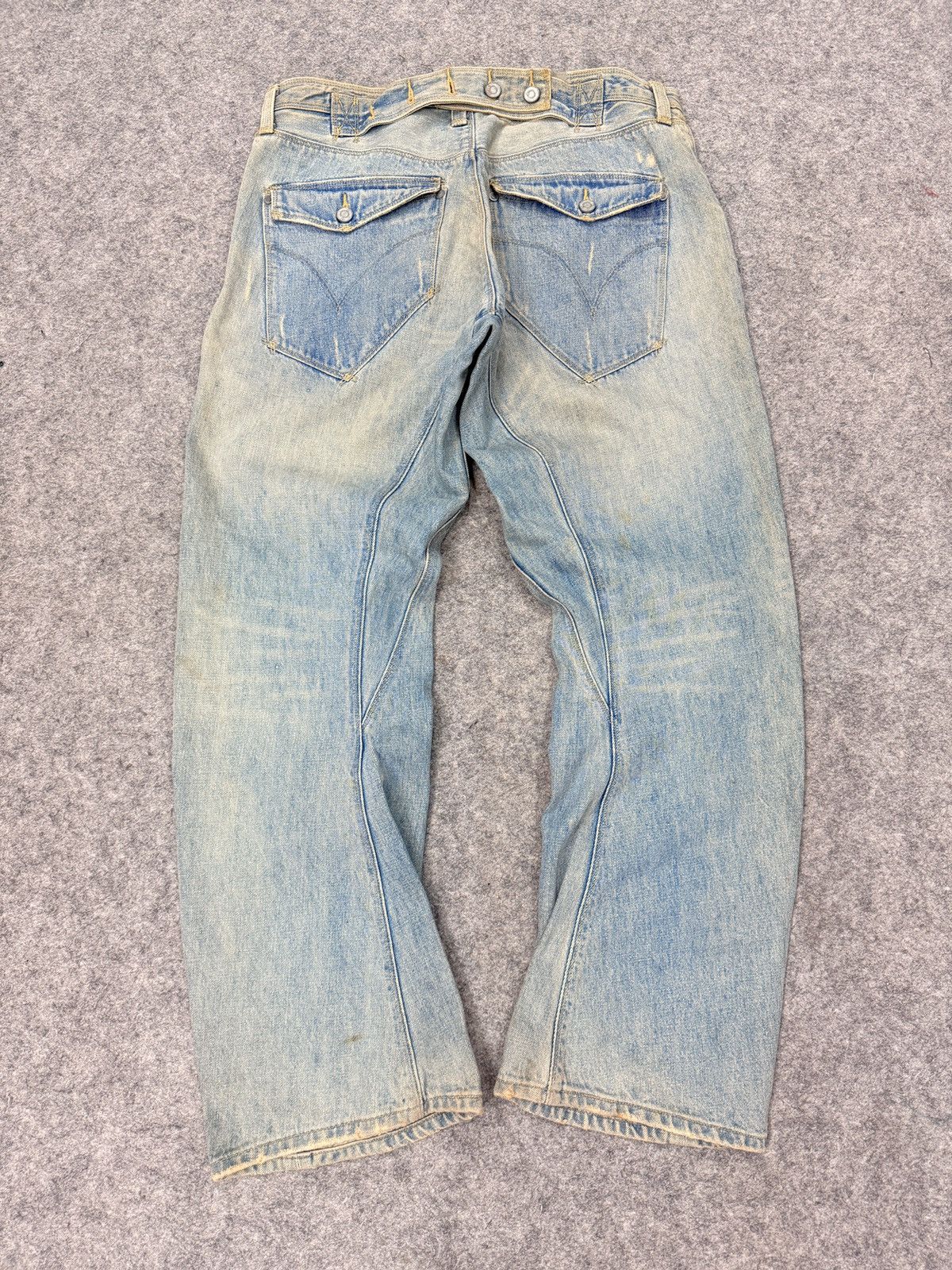 Levi's Vintage Levis Engineered buckle belt jeans Size US 34 / EU 50 - 1 Thumbnail