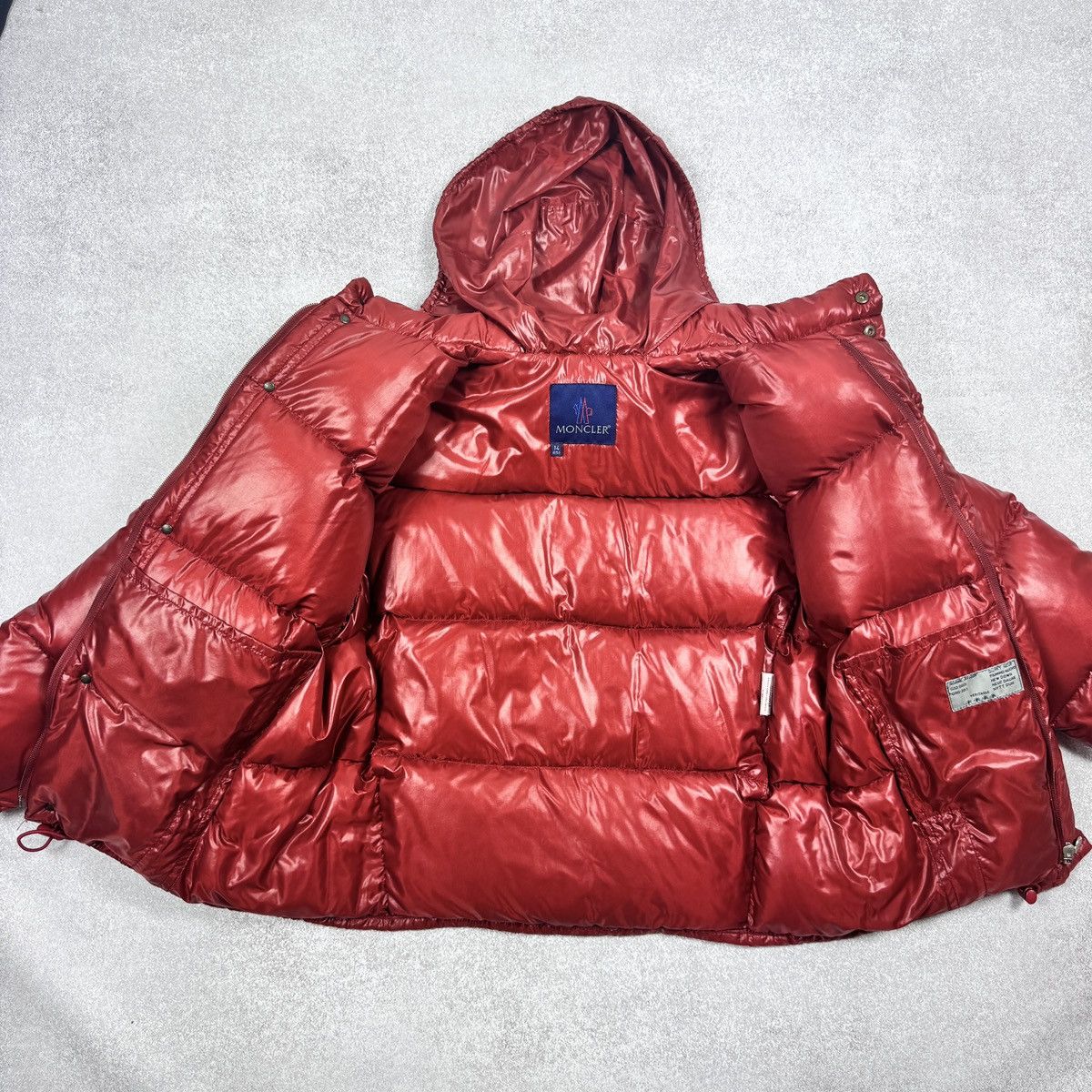 Moncler Vintage Moncler Shiny Red Down Puffer 90s 00s Size XS-S Size US S / EU 44-46 / 1 - 4 Thumbnail