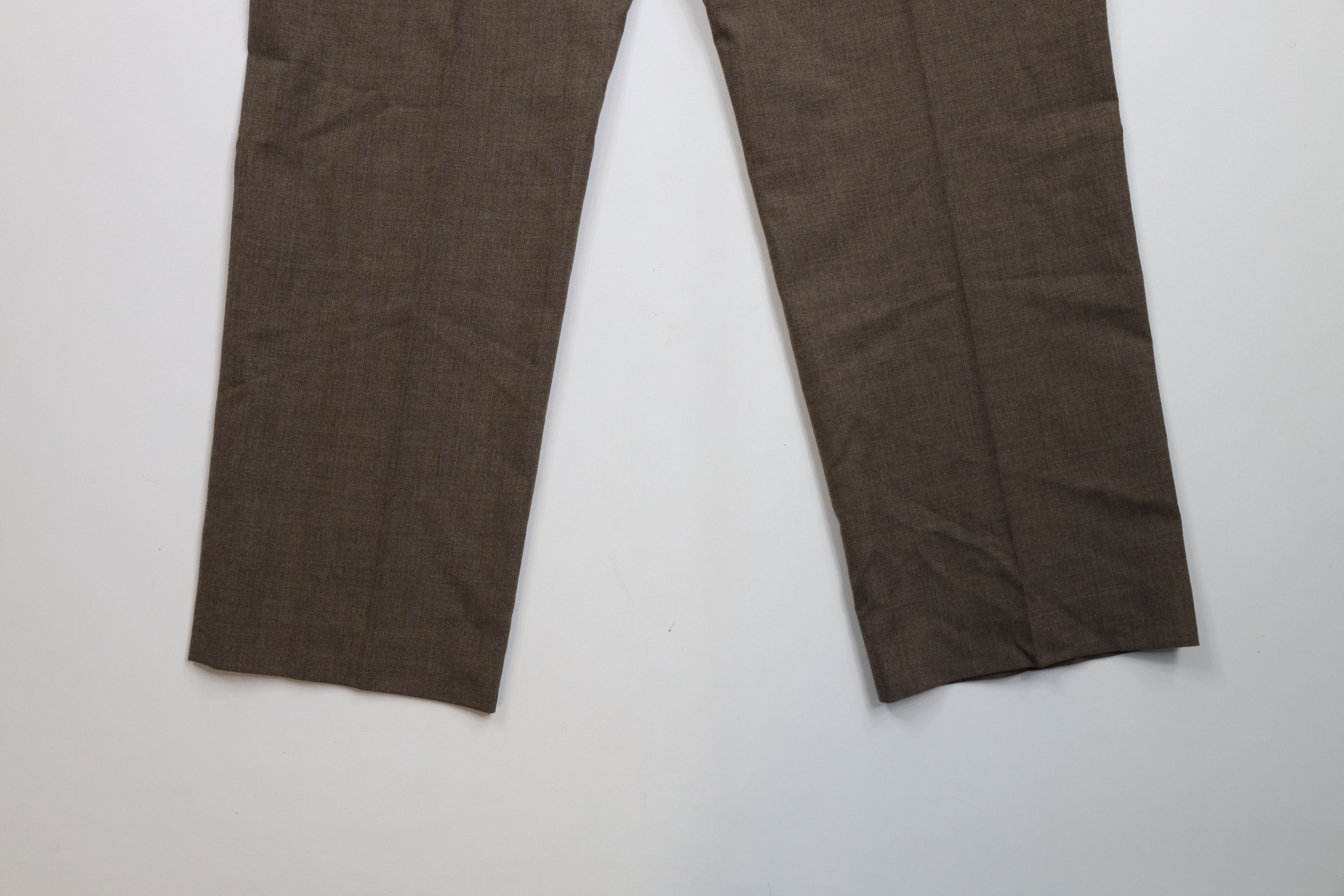 Lands' End × Vintage Vintage 90s Lands End Leg Chino Pants Trousers Brown USA Size US 36 / EU 52 - 12 Thumbnail