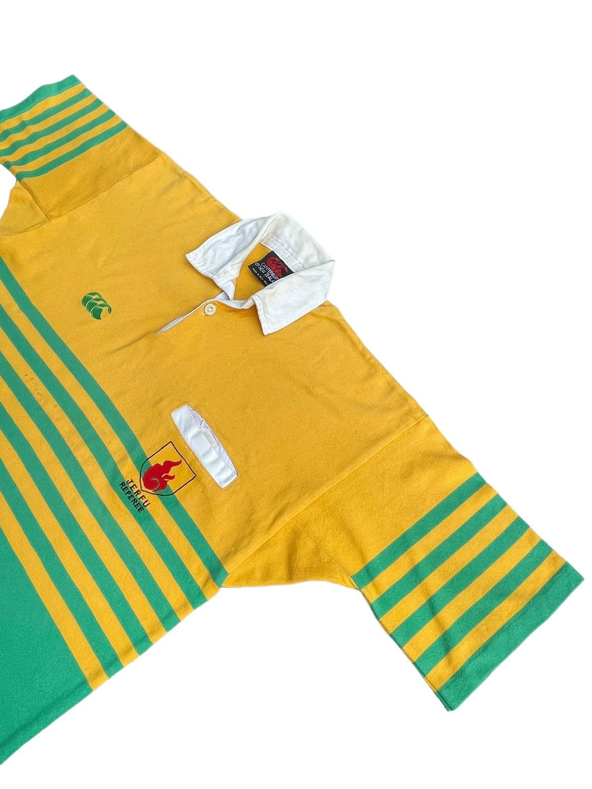Canterbury of New Zealand × Vintage Vintage Canterbury Jerfy Refree Polo Tshirt Size US S / EU 44-46 / 1 - 2 Thumbnail