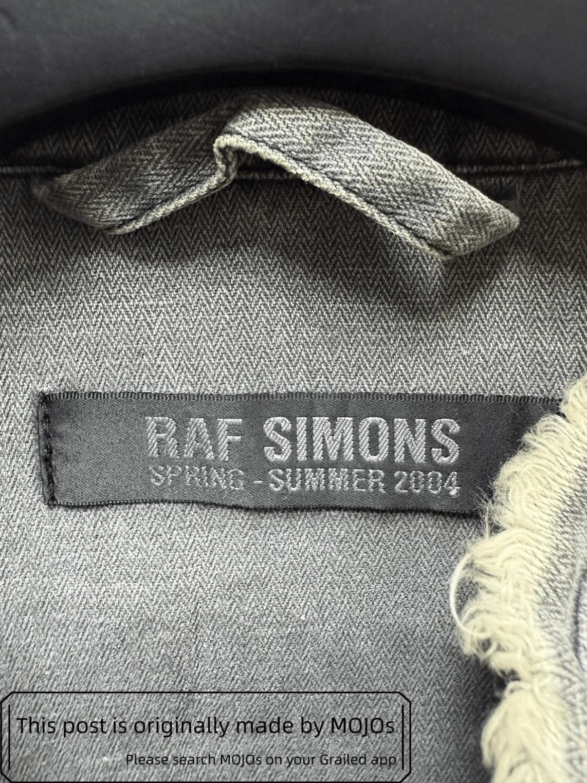 Raf Simons Sz 46 Raf Simons 04SS Distressed Washed Jacket mojos184116 Size US S / EU 44-46 / 1 - 5 Thumbnail