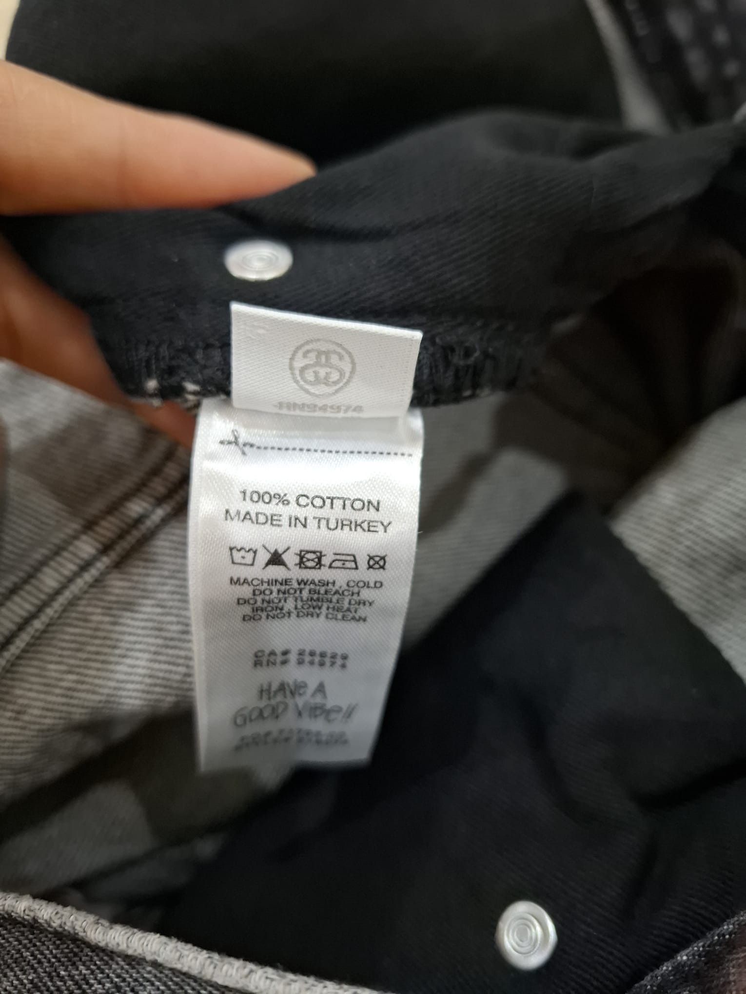 Dries Van Noten × Stussy Hand-Stencilled Denim Jeans Size US 30 / EU 46 - 9 Thumbnail