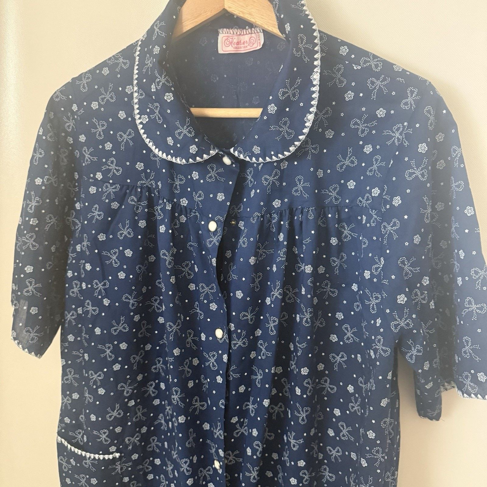 Other Vintage Heather Collection Muu Muu Robe Housecoat Floral Size ONE SIZE - 4 Thumbnail