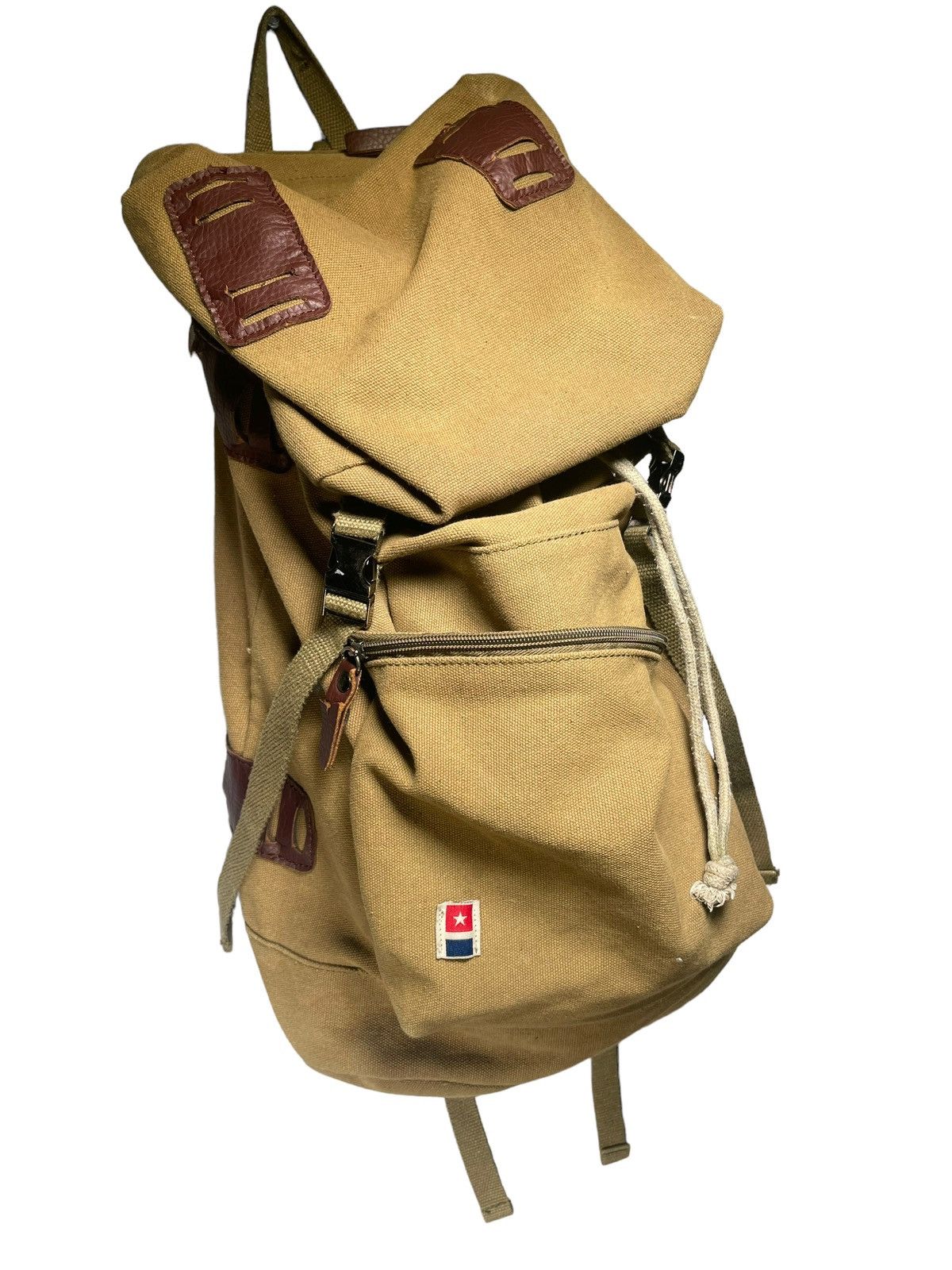 Vintage Vintage Military Style Backpack Size ONE SIZE - 1 Thumbnail