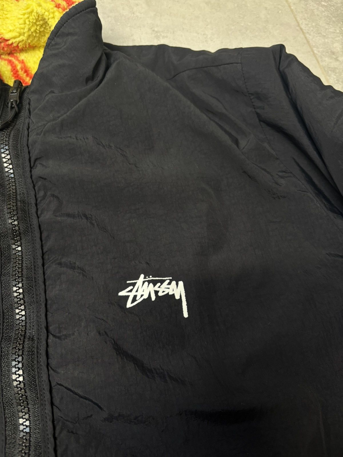 Stussy Stussy Dragon Sherpa Reversiable Yellow And Black Size US S / EU 44-46 / 1 - 9 Thumbnail