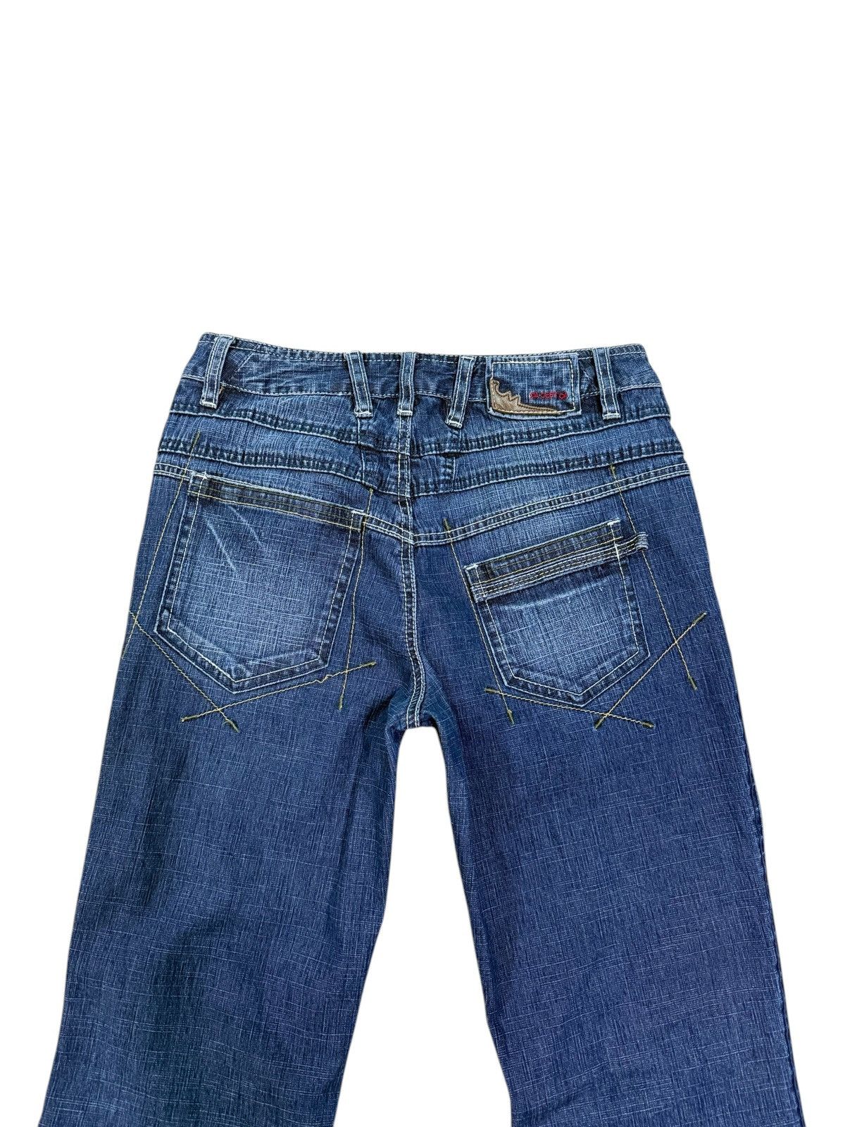Designer CA CEST CA BLUE FLARE JEANS Size 29" - 9 Thumbnail