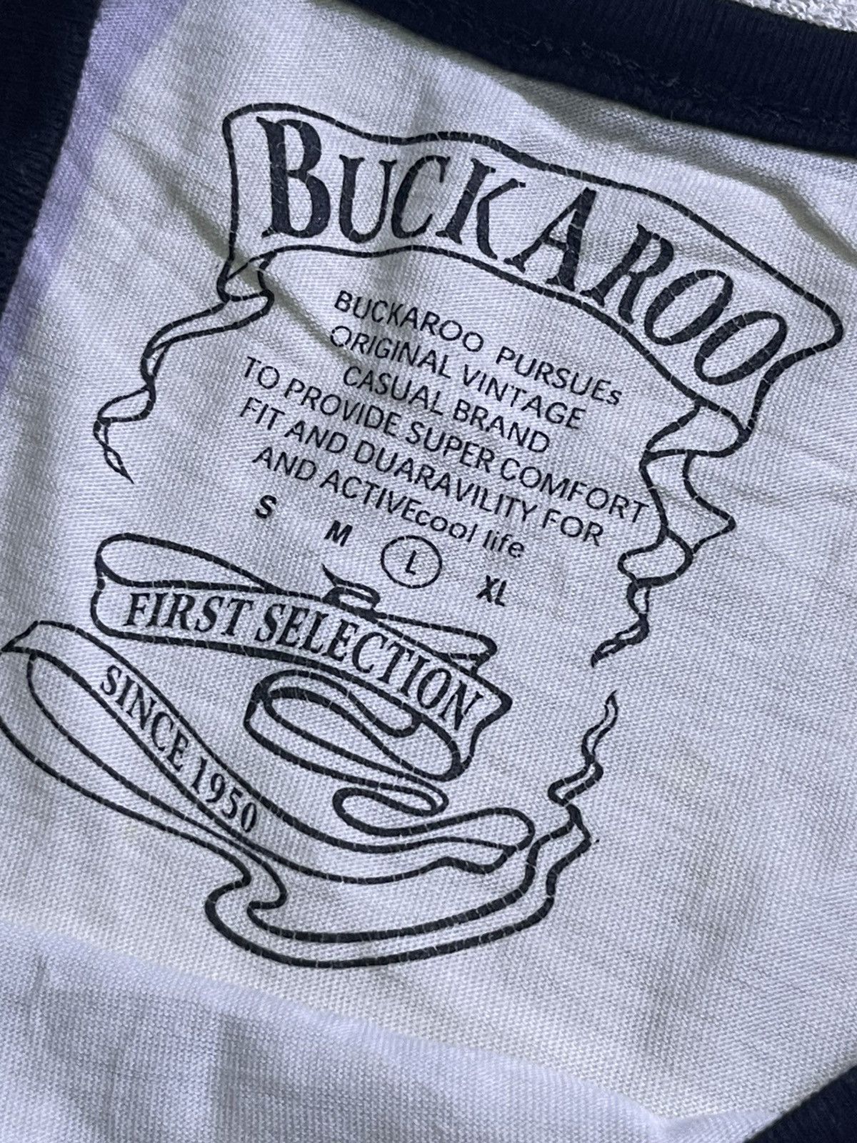 Hysteric Glamour VINTAGE Y2K BUCKAROO long sleeve tahirt ifsix style Size US M / EU 48-50 / 2 - 3 Thumbnail