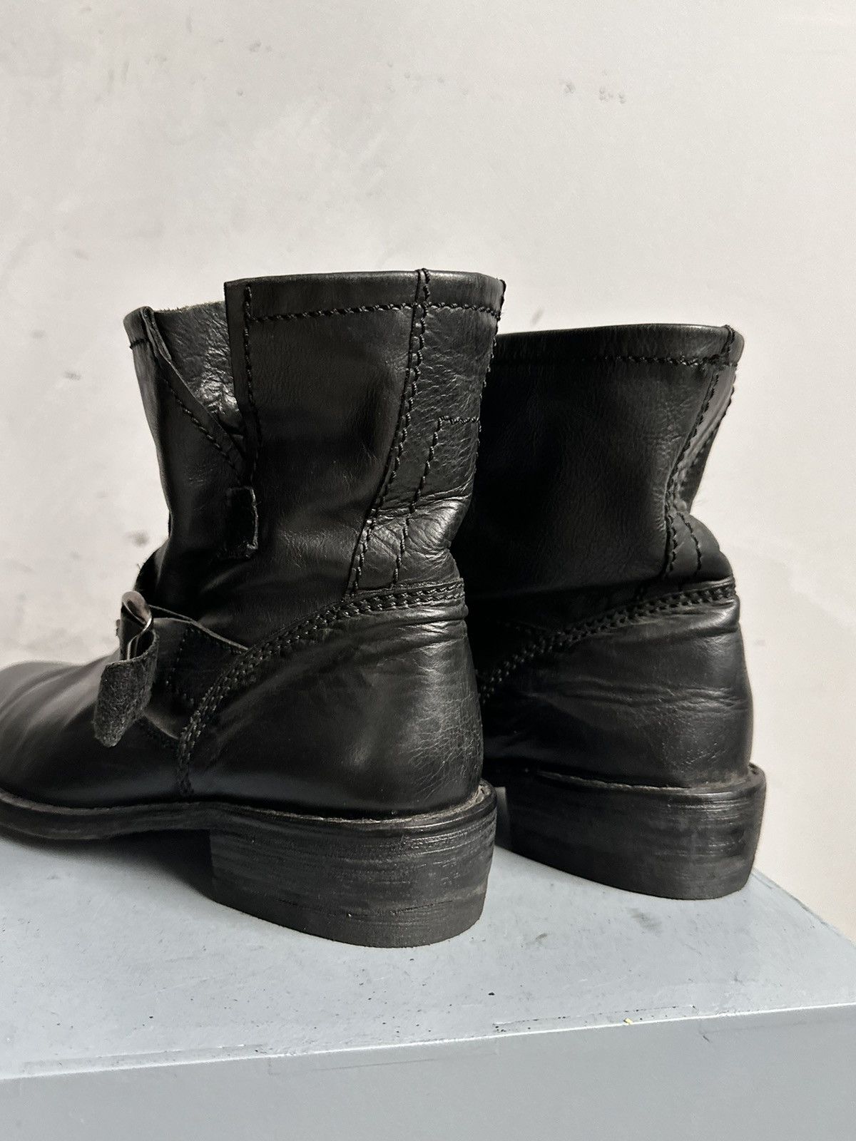 A.S.98 🥵Rare Last Drop Hand Made Leather Boots Guidi Rick Owens GOA Size US 9 / IT 39 - 8 Thumbnail