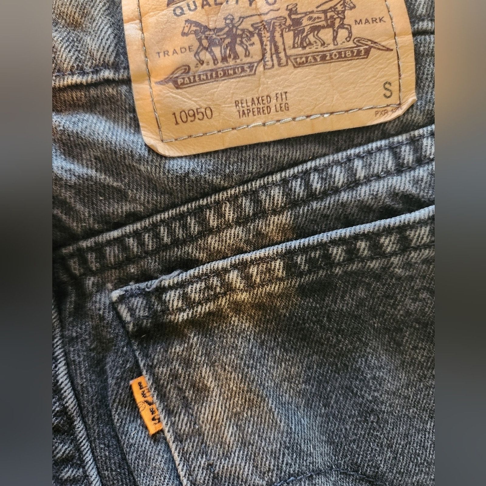 Levi's Vintage Levis Orange Tab 950 relaxed cut off shorts 90s Size 30" / US 8 / IT 44 - 3 Thumbnail