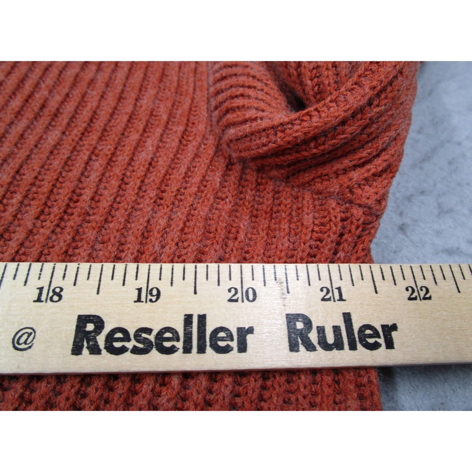 Vintage Pact Organic Wool Blend Knit Pullover Sweater Mens Large Orange Long Sleeve Cable-Knit 90s Classic Size US L / EU 52-54 / 3 - 5 Thumbnail
