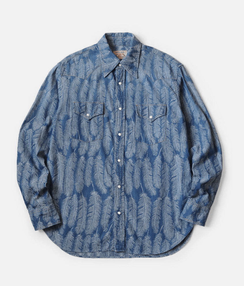 Kapital Kapital 5oz Magpie Denim Western Shirt Size US XL / EU 56 / 4 - 1 Preview