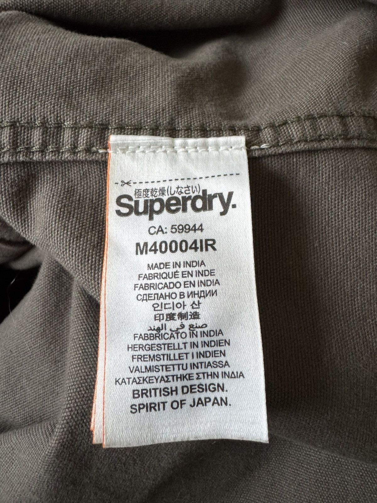 Superdry Superdry Durable Army Button Up Size US S / EU 44-46 / 1 - 7 Thumbnail