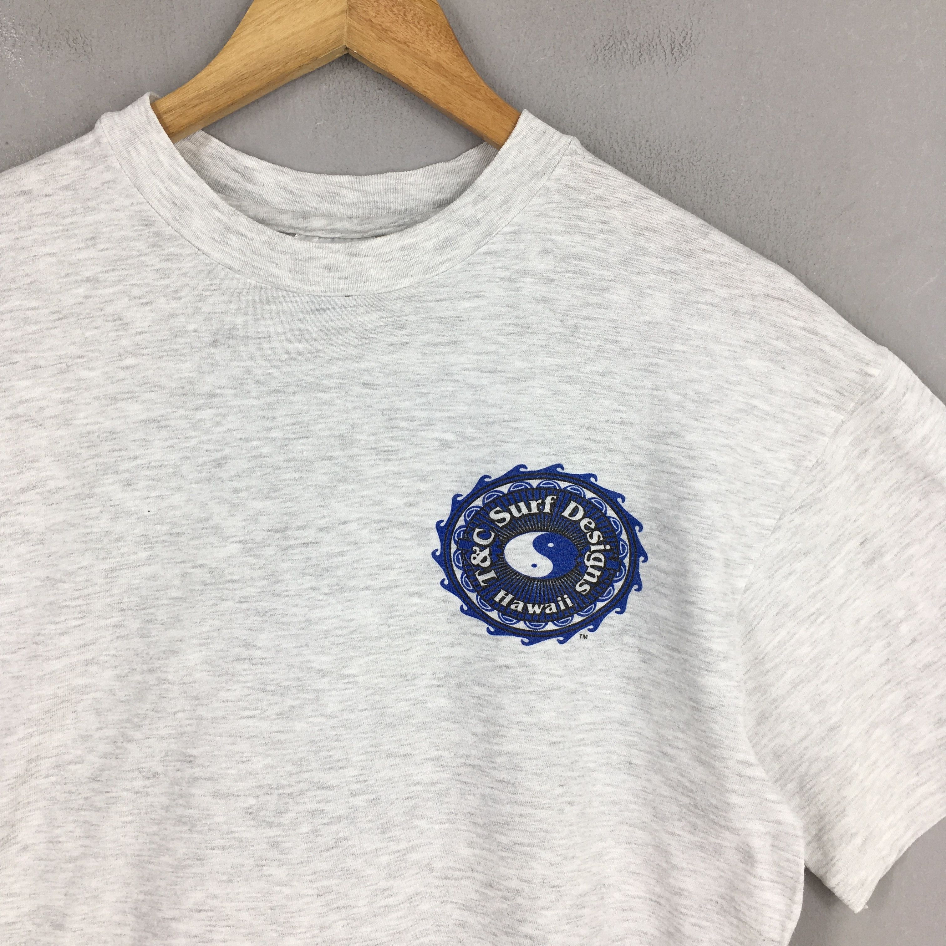 Other T&C Surf Designs Yin Yang Printed Surfing Gray Tshirt Medium Size US M / EU 48-50 / 2 - 4 Thumbnail