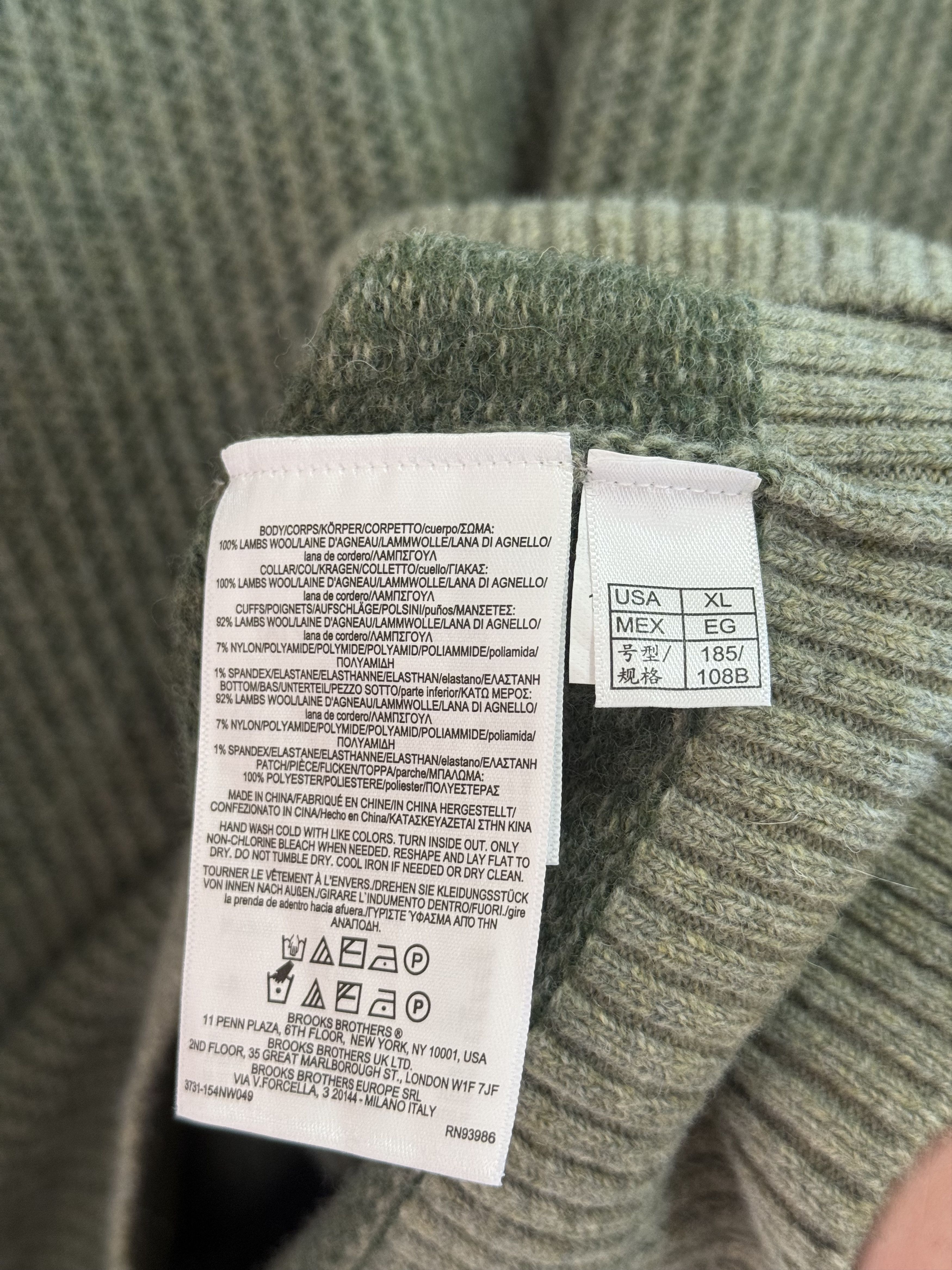 Brooks Brothers Brooks Brothers - Military Sweater Size US XL / EU 56 / 4 - 9 Thumbnail