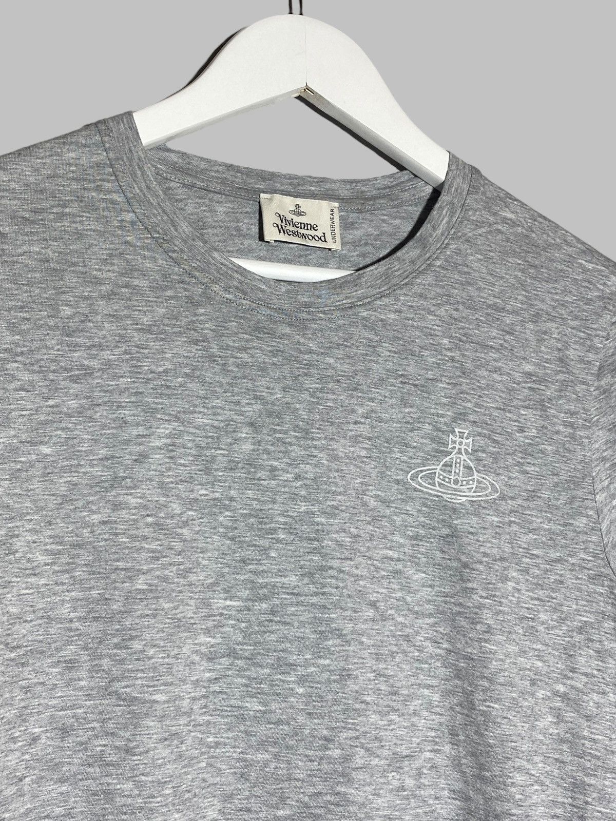 Vivienne Westwood 🔥 VIVIENNE WESTWOOD ORB GREY TEE MINIMAL DESIGNER VIBES Size US M / EU 48-50 / 2 - 2 Thumbnail