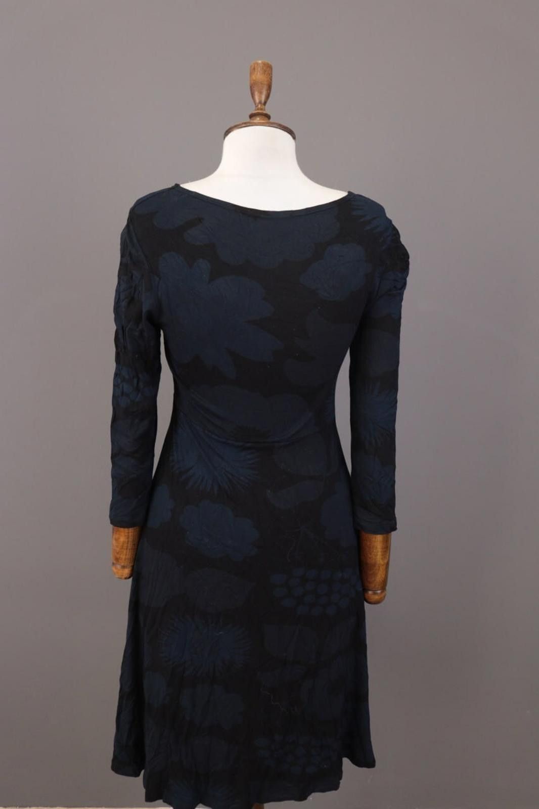 Marimekko Marimekko Blue Floral Bodycon A-Line Knee Dress Size S Size S / US 4 / IT 40 - 11 Thumbnail