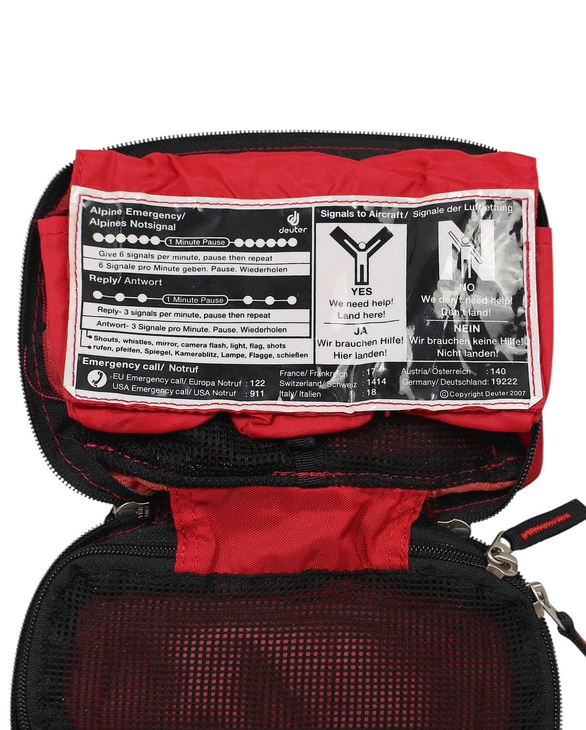 Vintage 2007 DEUTER FIRST AID KIT POUCH – ALPINE EMERGENCY GUIDE Size ONE SIZE - 5 Thumbnail