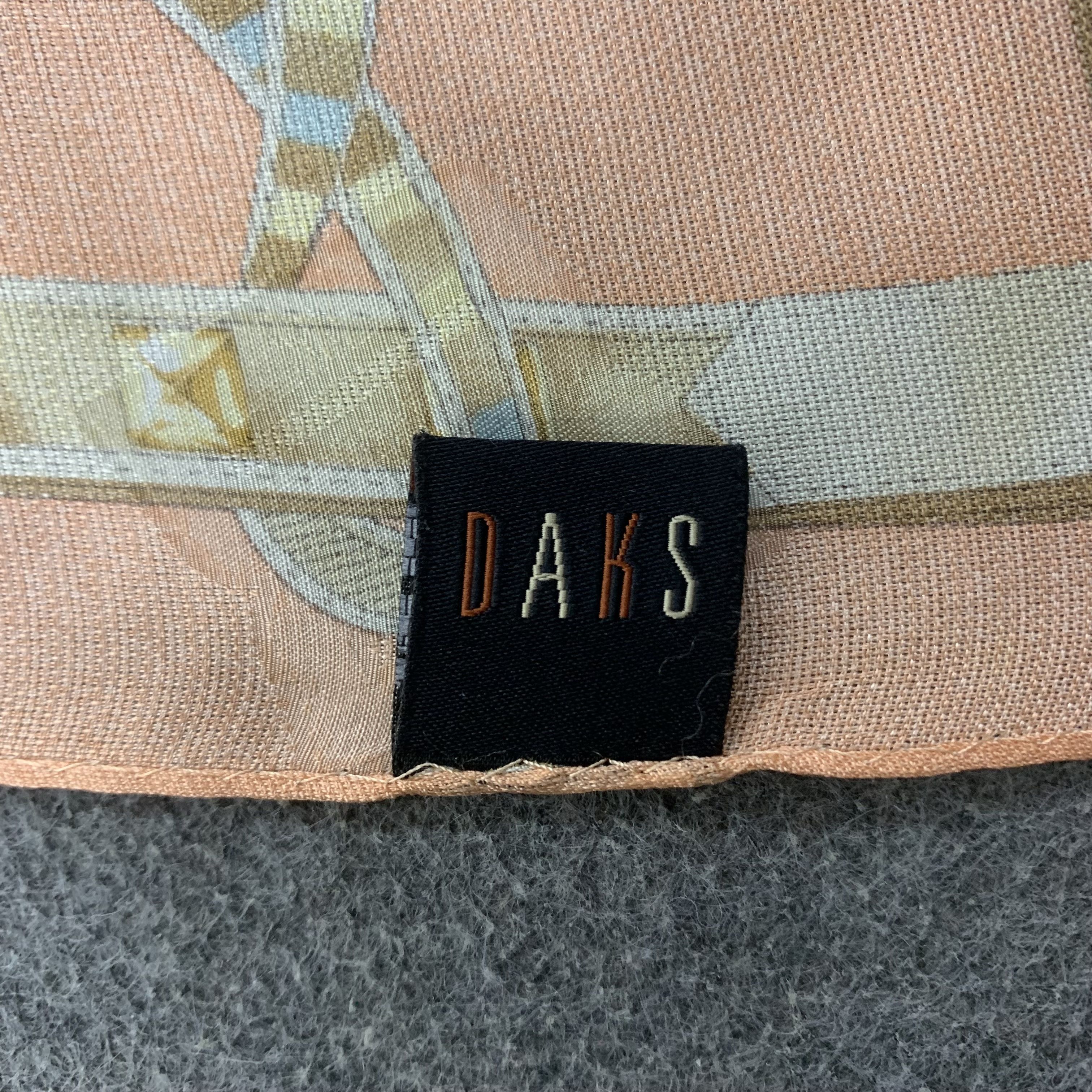 DAKS DAKS Scarf Silk Muffler Neck Wrap BL9339 Size ONE SIZE - 8 Thumbnail