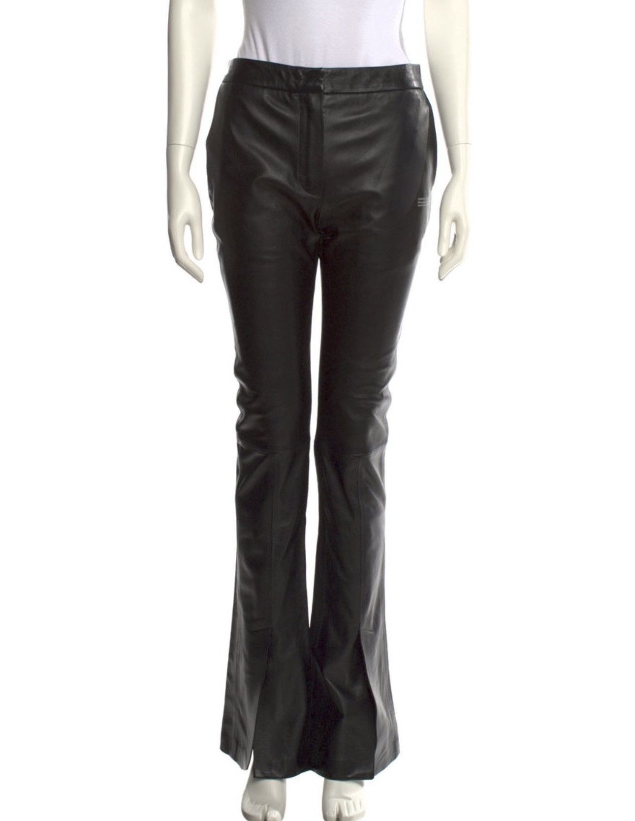 Off-White OFF-WHITE LEATHER PANTS Size 27" / US 4 / IT 40 - 1 Thumbnail