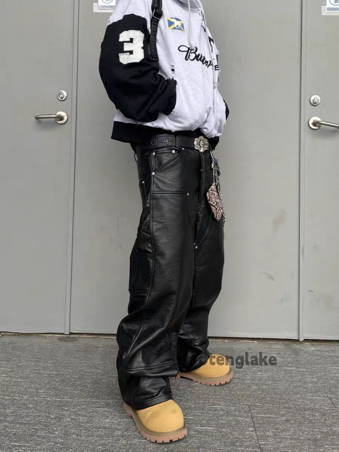 Vintage xz utility vintage loose baggy hiphop carpenter pants Size US 32 / EU 48 - 3 Thumbnail