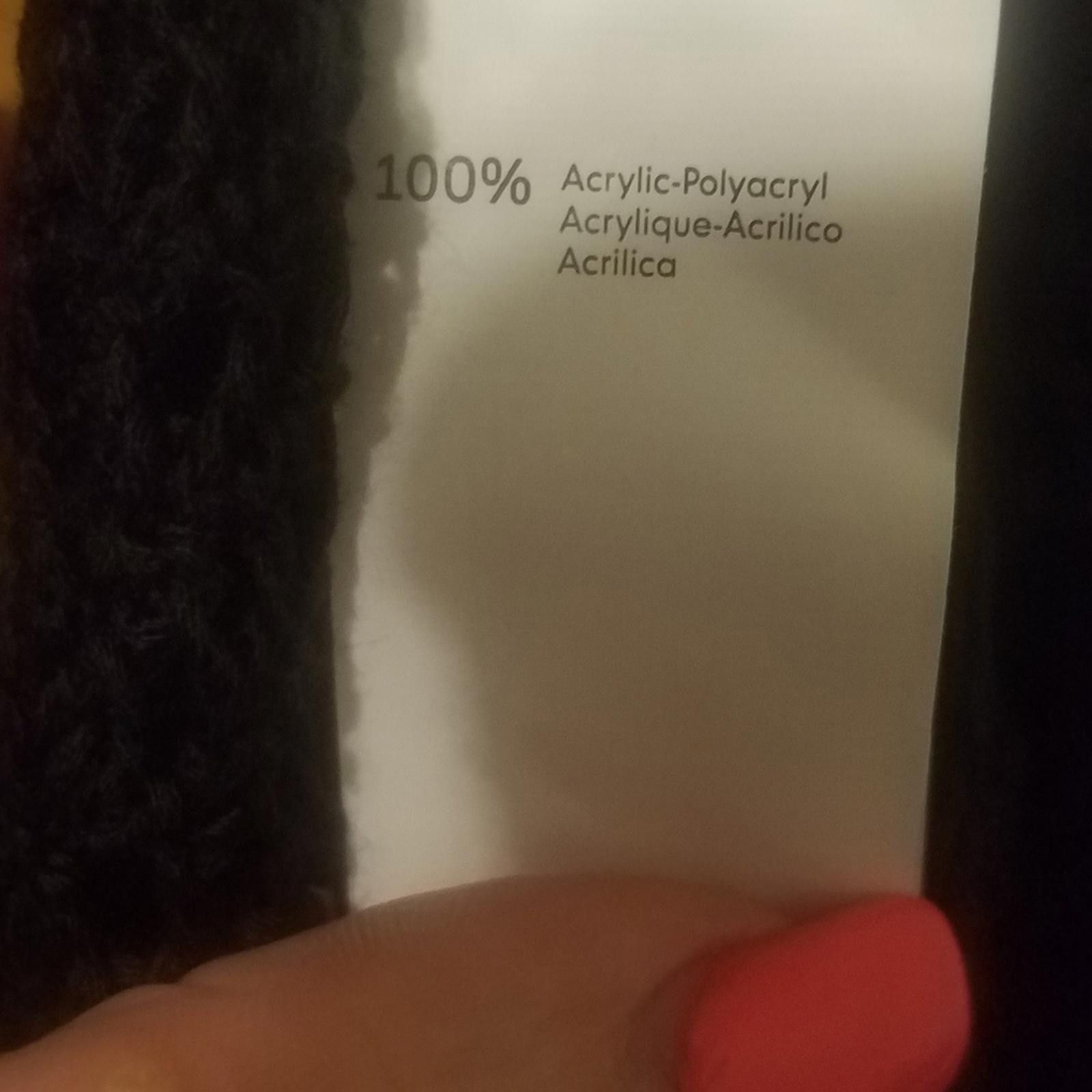 Designer NWT Cupshe Elegant Black Knit Cover Up Small Size ONE SIZE - 3 Thumbnail