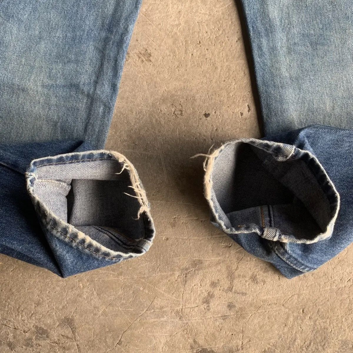 Edwin Vintage Edwin Distressed Jeans 30x31 BlueWash Ripped Denim Size US 30 / EU 46 - 14 Thumbnail