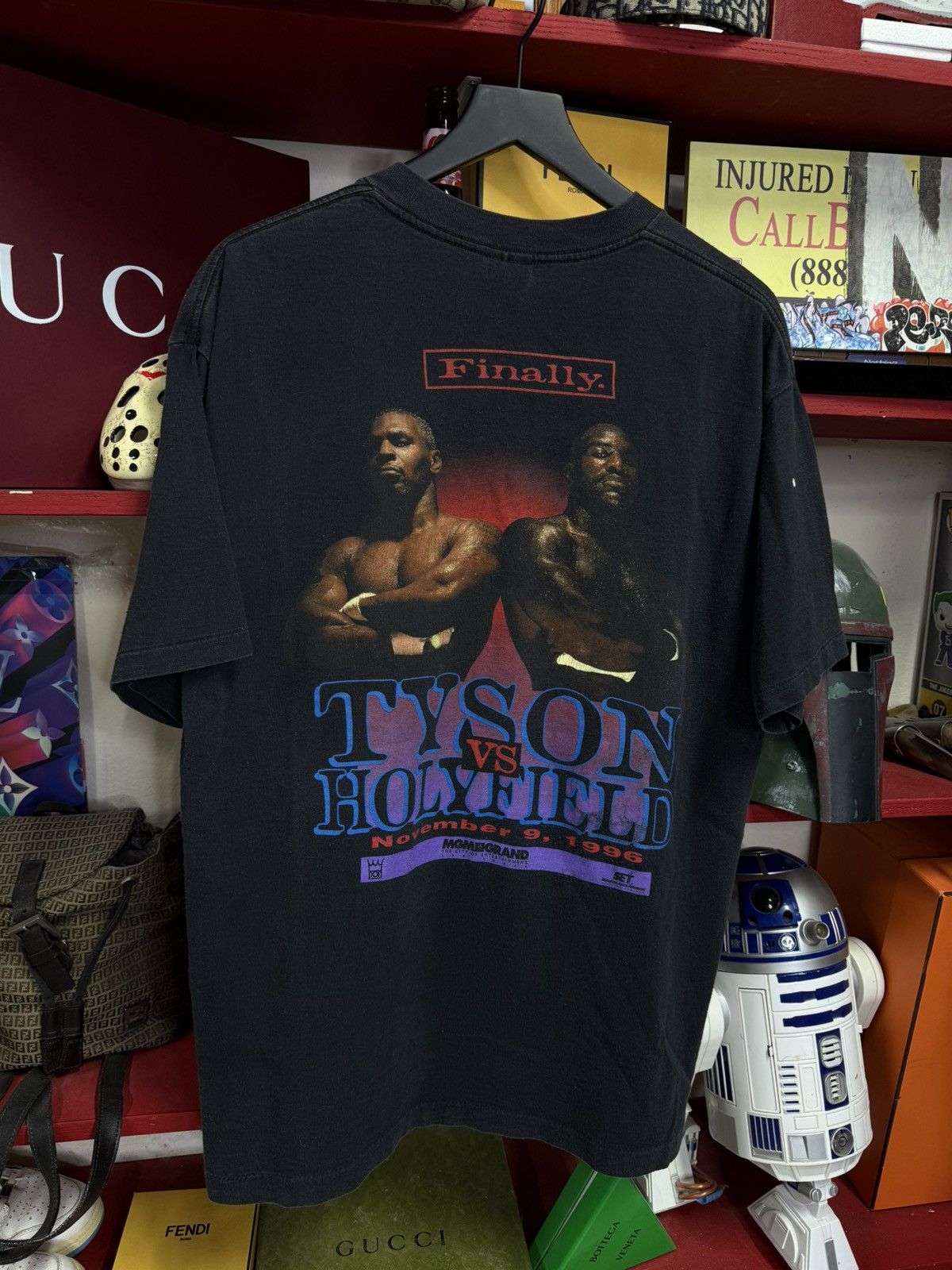 Vintage Vintage 1996 Mike Tyson Boxing T-Shirt Vtg MGM Promo Tee XL Size US XL / EU 56 / 4 - 1 Thumbnail