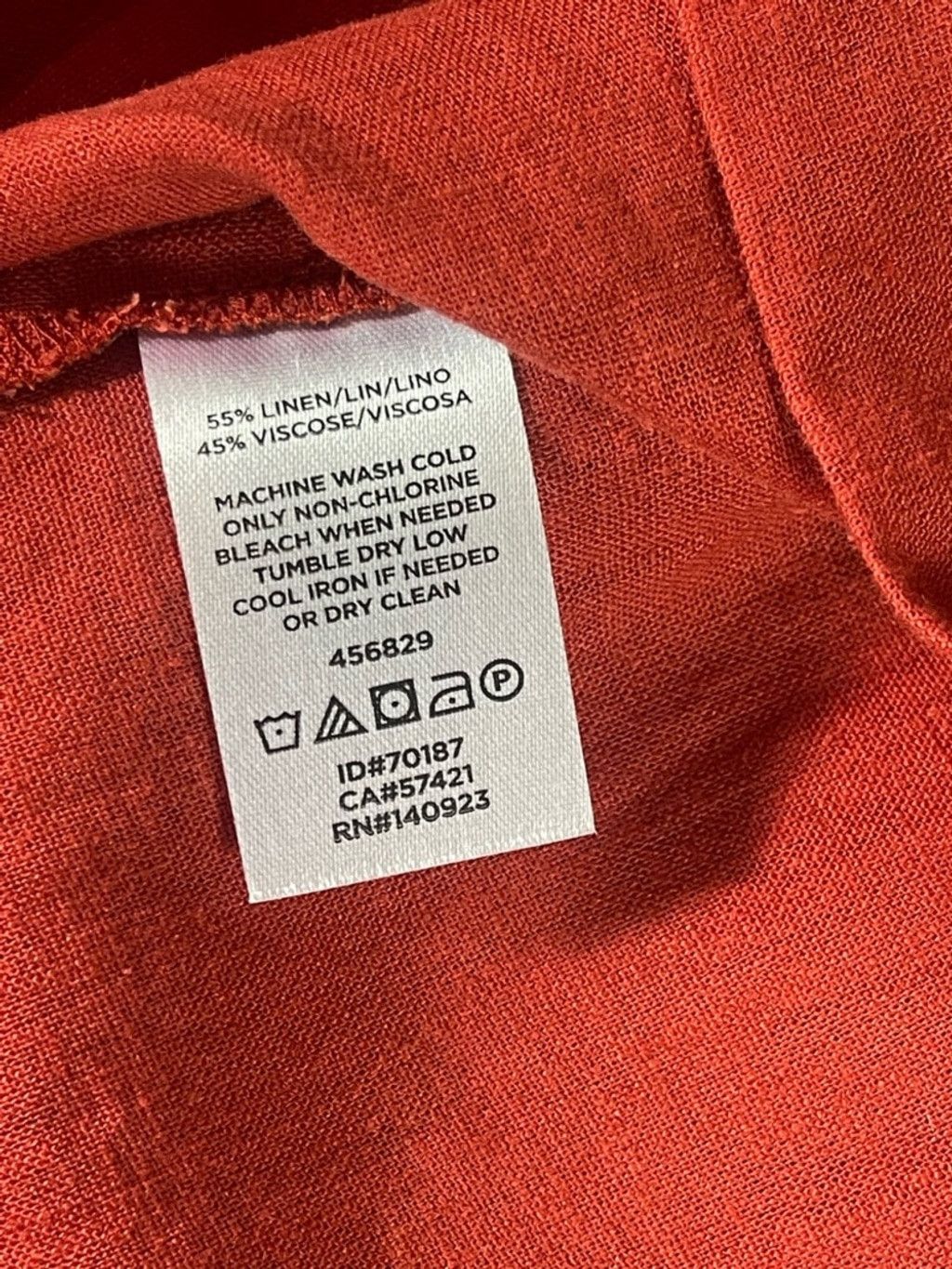 Loft LOFT Terracotta Linen Blend Balloon Sleeve Blouse L Boho Top Size L / US 10 / IT 46 - 7 Thumbnail