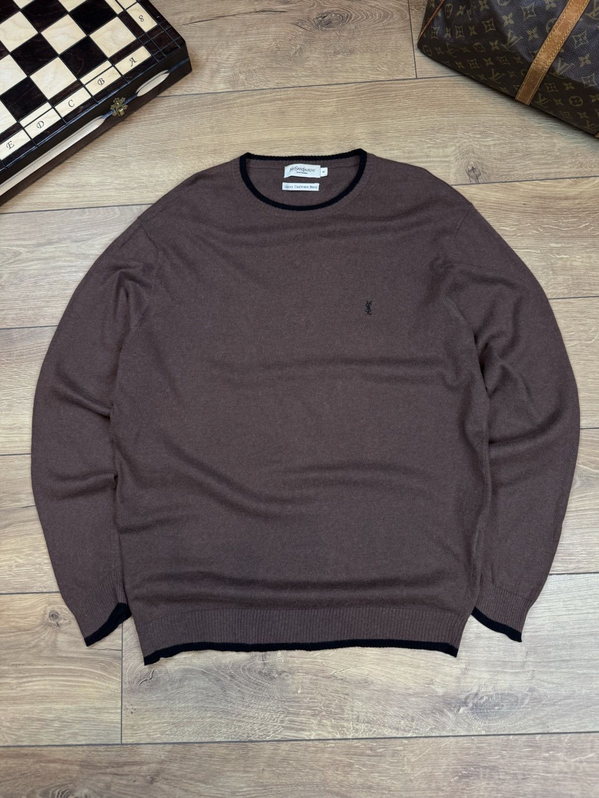 Yves Saint Laurent Vintage sweater Yves Saint Laurent 90s original luxury item Size US XL / EU 56 / 4 - 1 Thumbnail