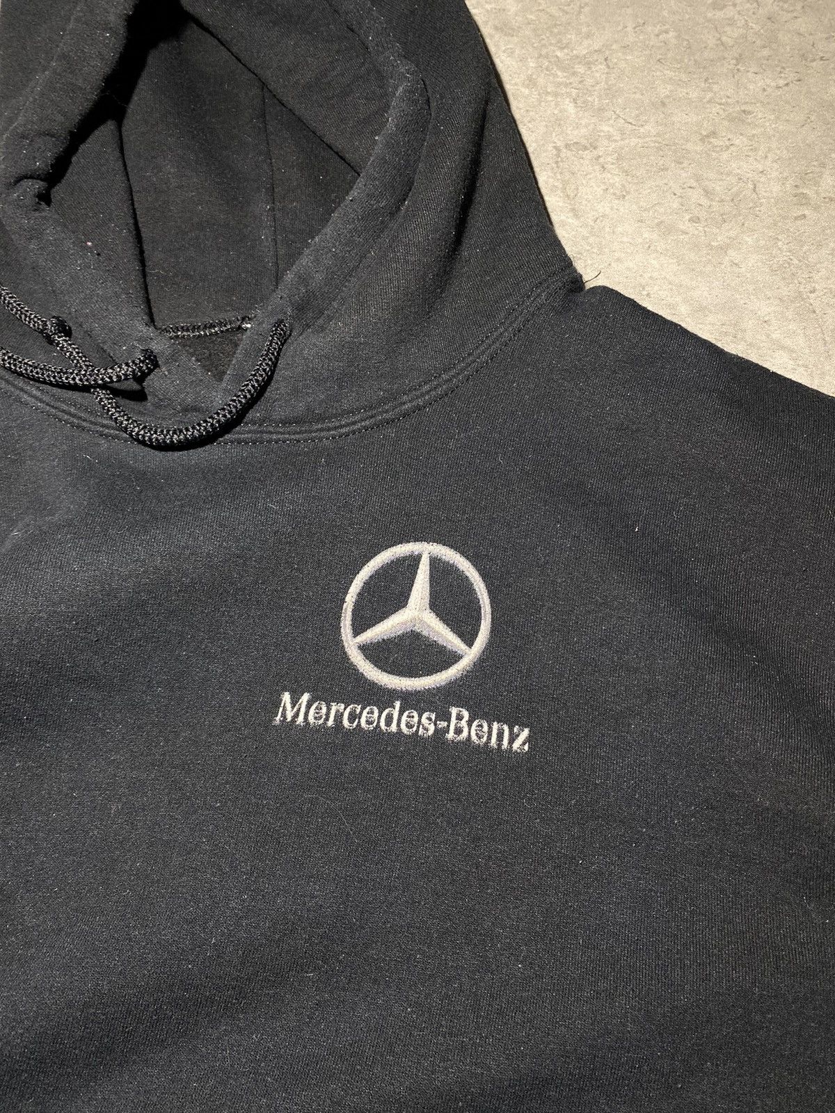 Mercedes-Benz × Vintage Vintage Mercedes Benz racing black hoodie Size US L / EU 52-54 / 3 - 7 Thumbnail