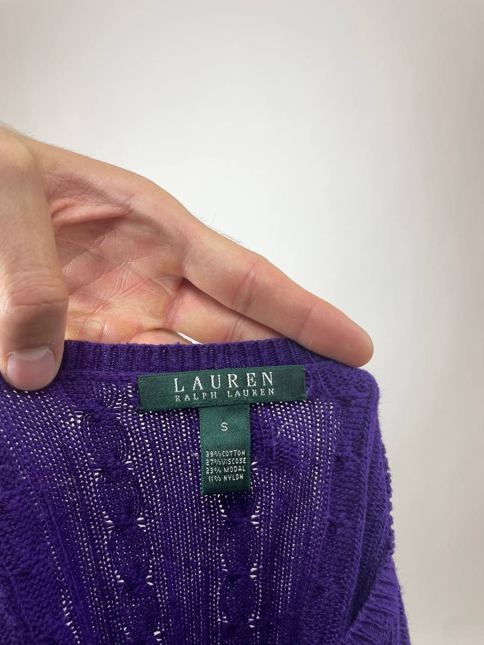 Polo Ralph Lauren Polo Ralph Lauren Sweater Knit Pullover Long Sleeve purple Size S / US 4 / IT 40 - 7 Thumbnail