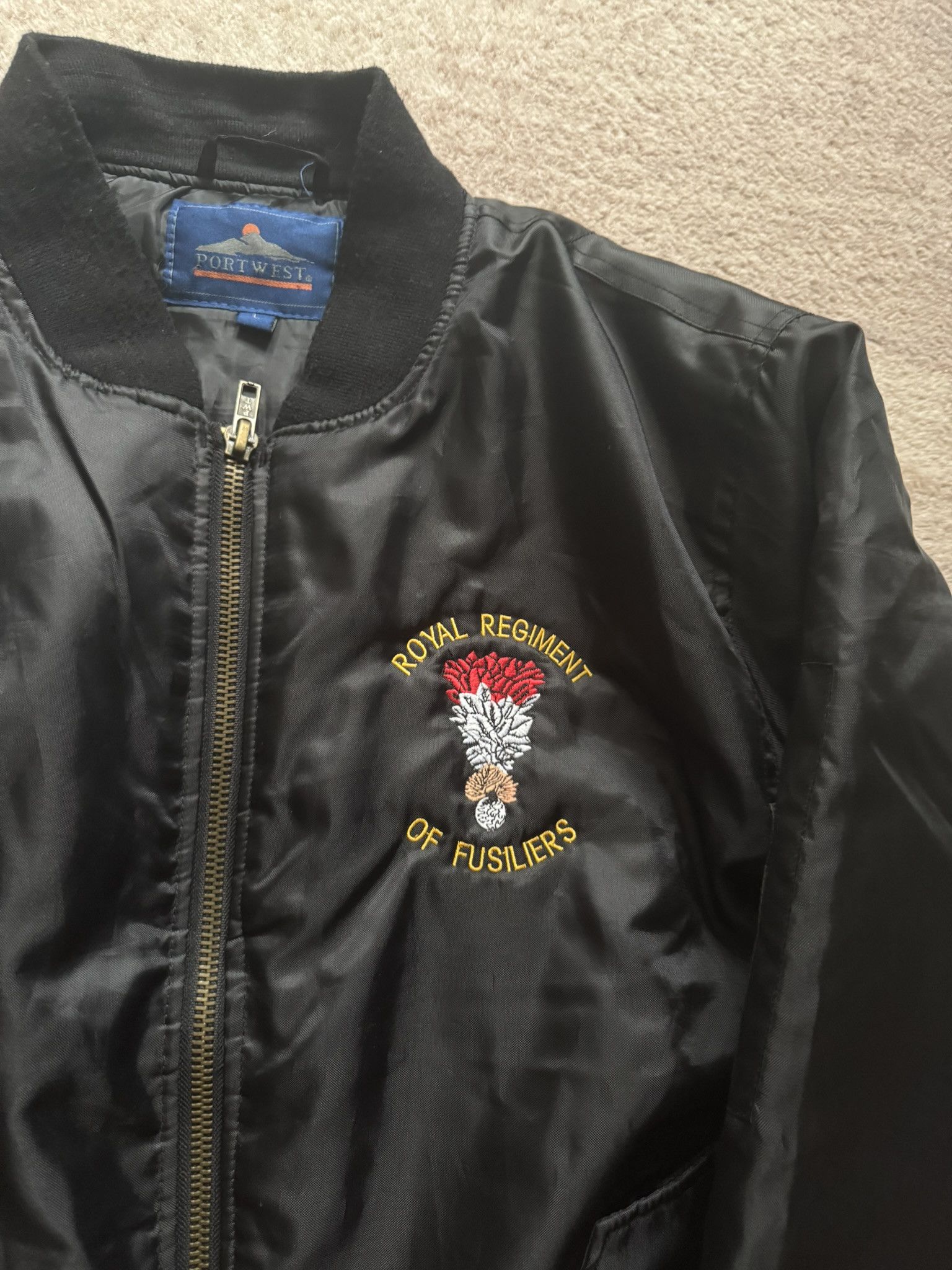 Vintage Vintage bomber jacket ma-1 pilot black boxy y2k avant garde Size US L / EU 52-54 / 3 - 2 Thumbnail