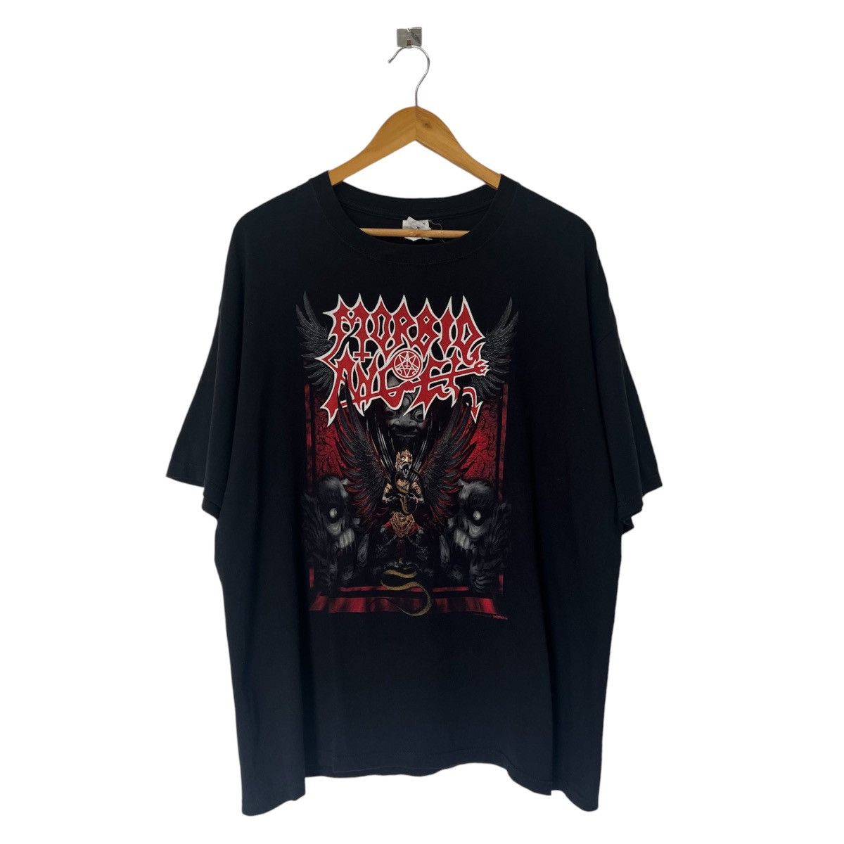 Band Tees × Vintage Vintage Morbid Angle Black Metal Tshirt Size US XL / EU 56 / 4 - 1 Thumbnail
