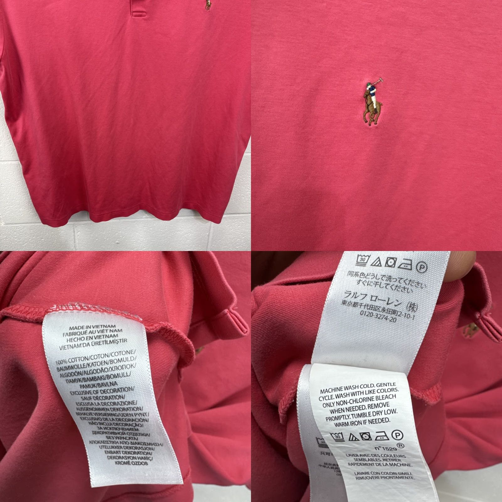 Polo Ralph Lauren Polo Ralph Lauren Shirt Mens 2XB XXL Coral Flesh Pony Polo Preppy Golf Classic Size US XXL / EU 58 / 5 - 8 Thumbnail