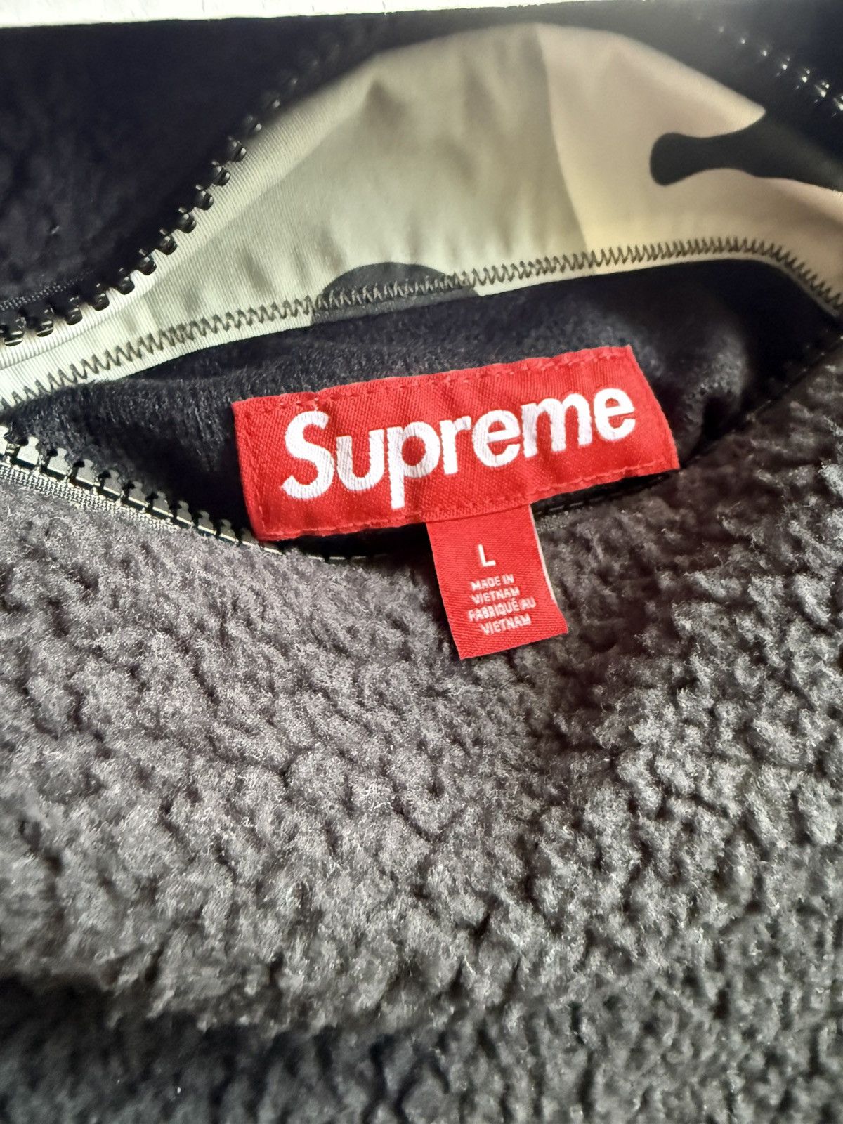 Supreme Supreme Polartec Black/Camo Pullover Size US L / EU 52-54 / 3 - 13 Thumbnail