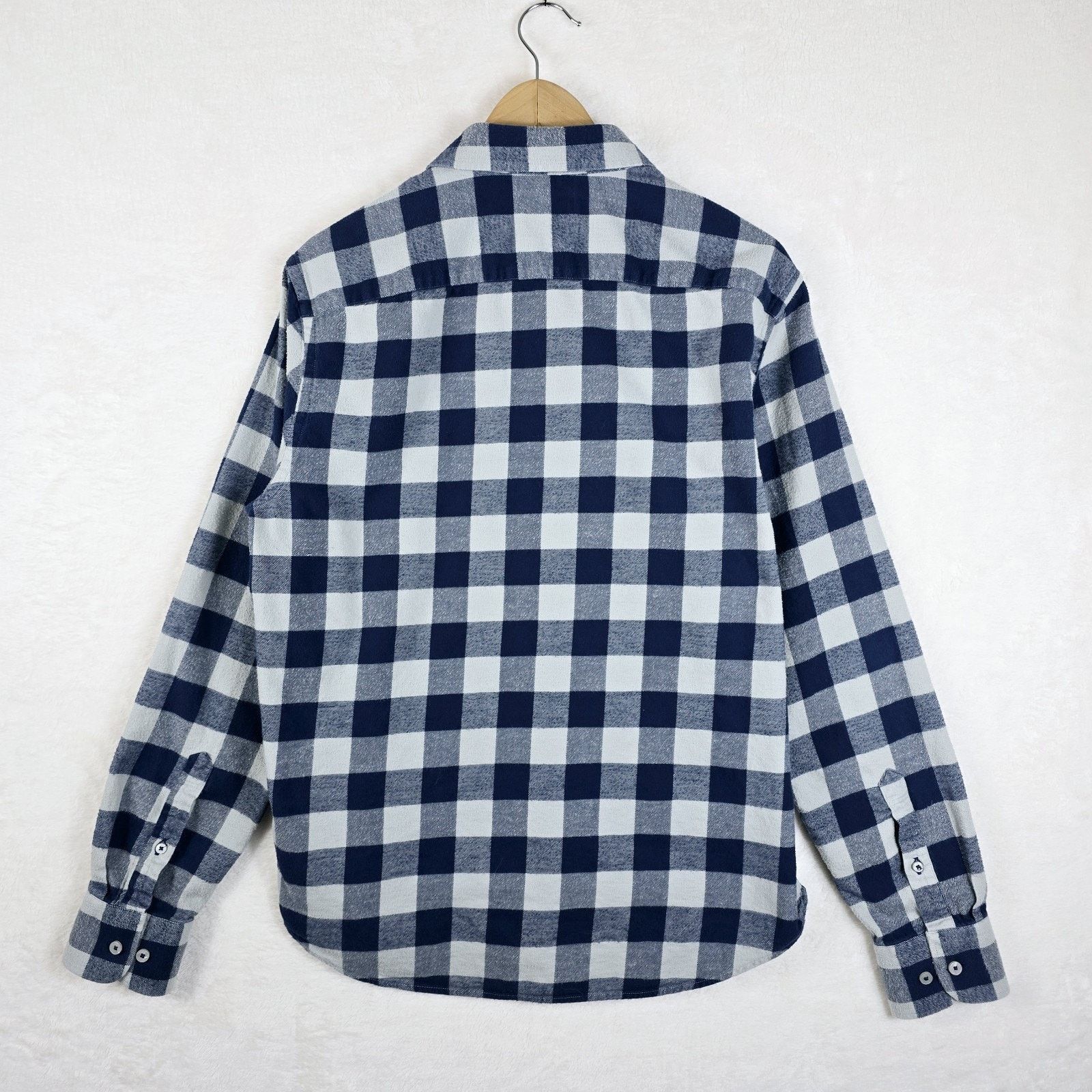 UNTUCKit UNTUCKit Shirt Large Blue Slim Fit Men’s Plaid Flannel Size US L / EU 52-54 / 3 - 7 Thumbnail