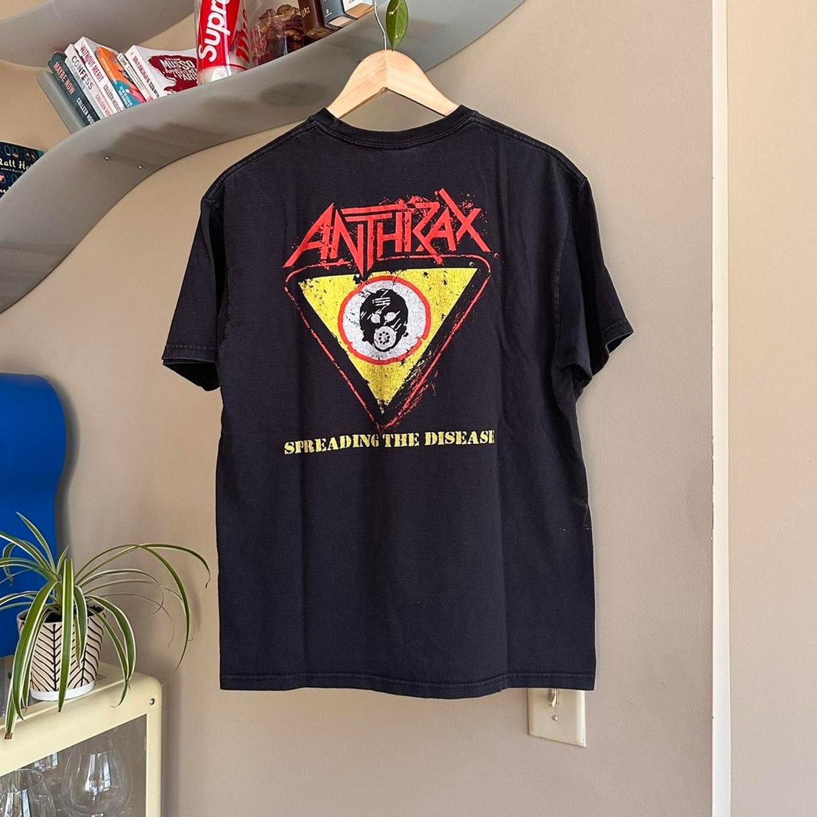 Band Tees × Vintage Vintage Y2K Anthrax Band Shirt Size US M / EU 48-50 / 2 - 4 Thumbnail